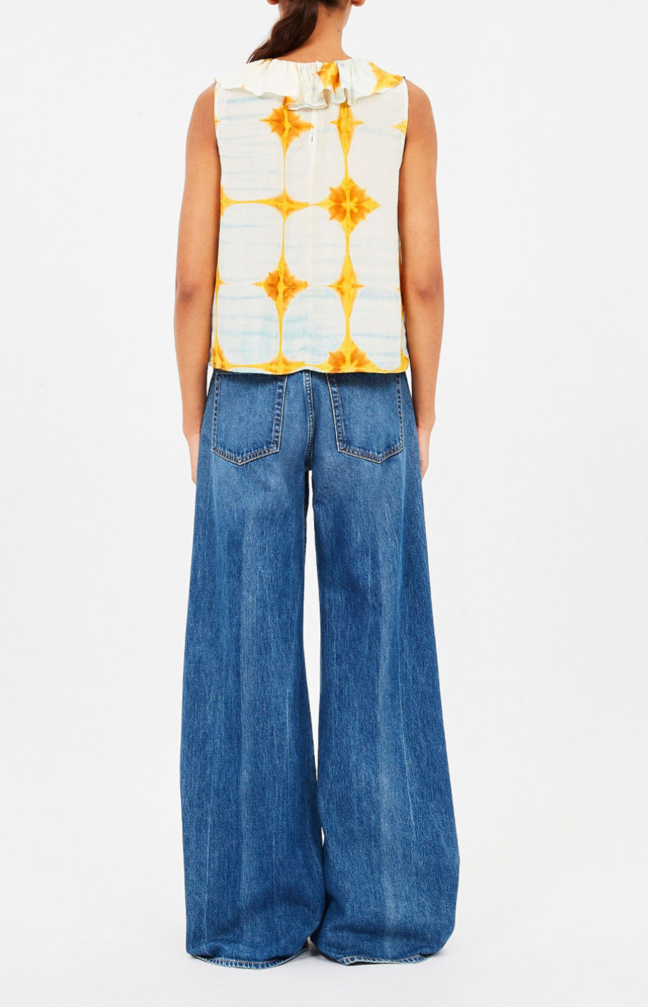 Ul0248 Ulla Johnson Dawn Silk Ruffle Blouse