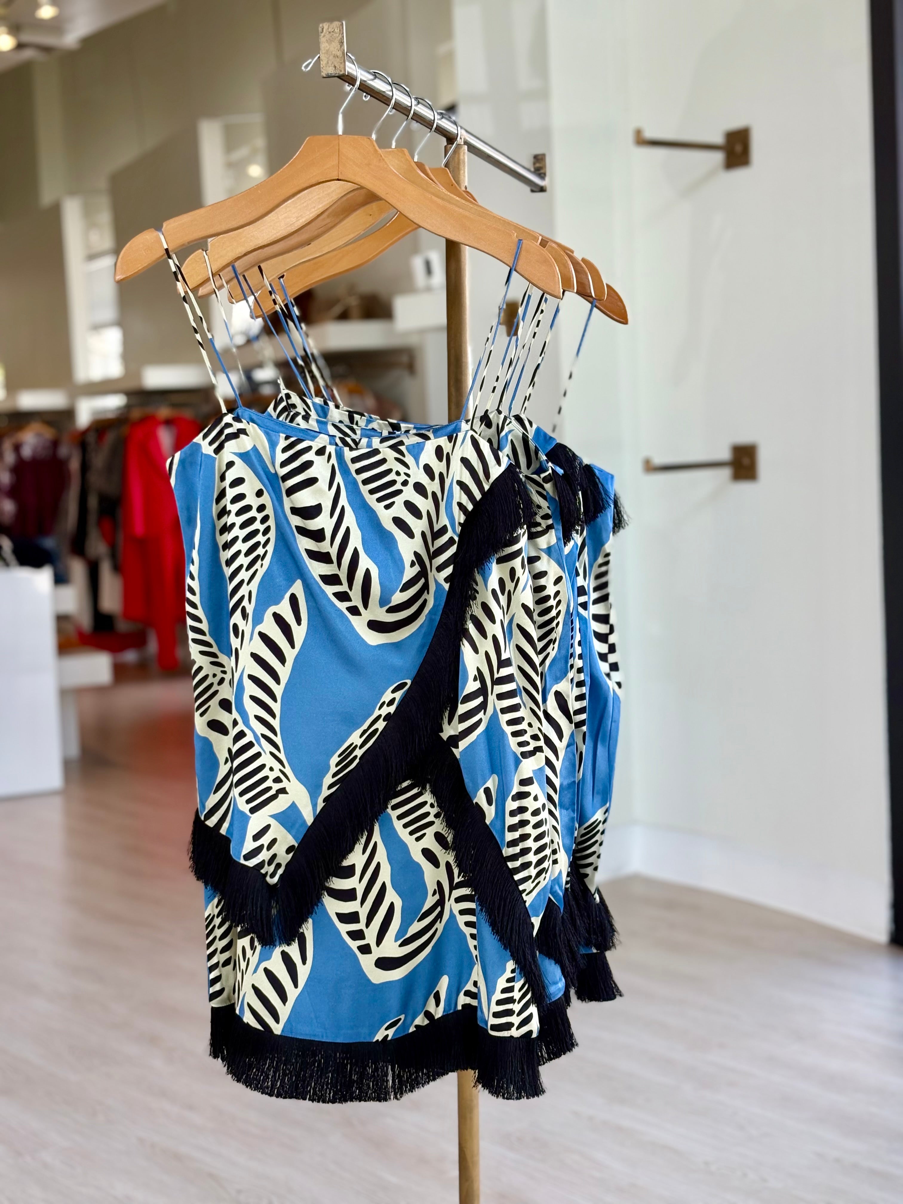 Al1139 Coro Dress - Azure Print