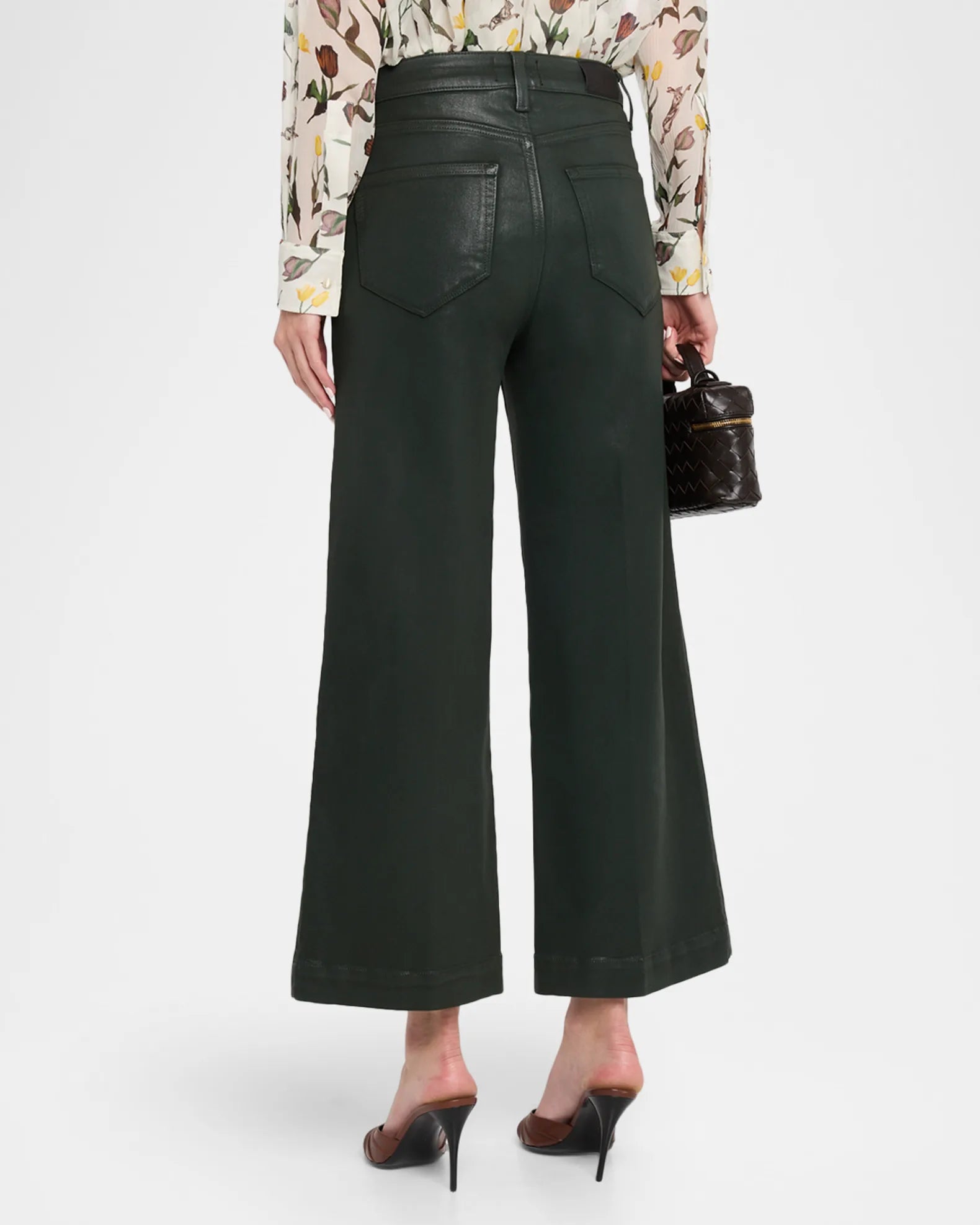 Pa5612 Anessa - Forest Coated Wide Leg