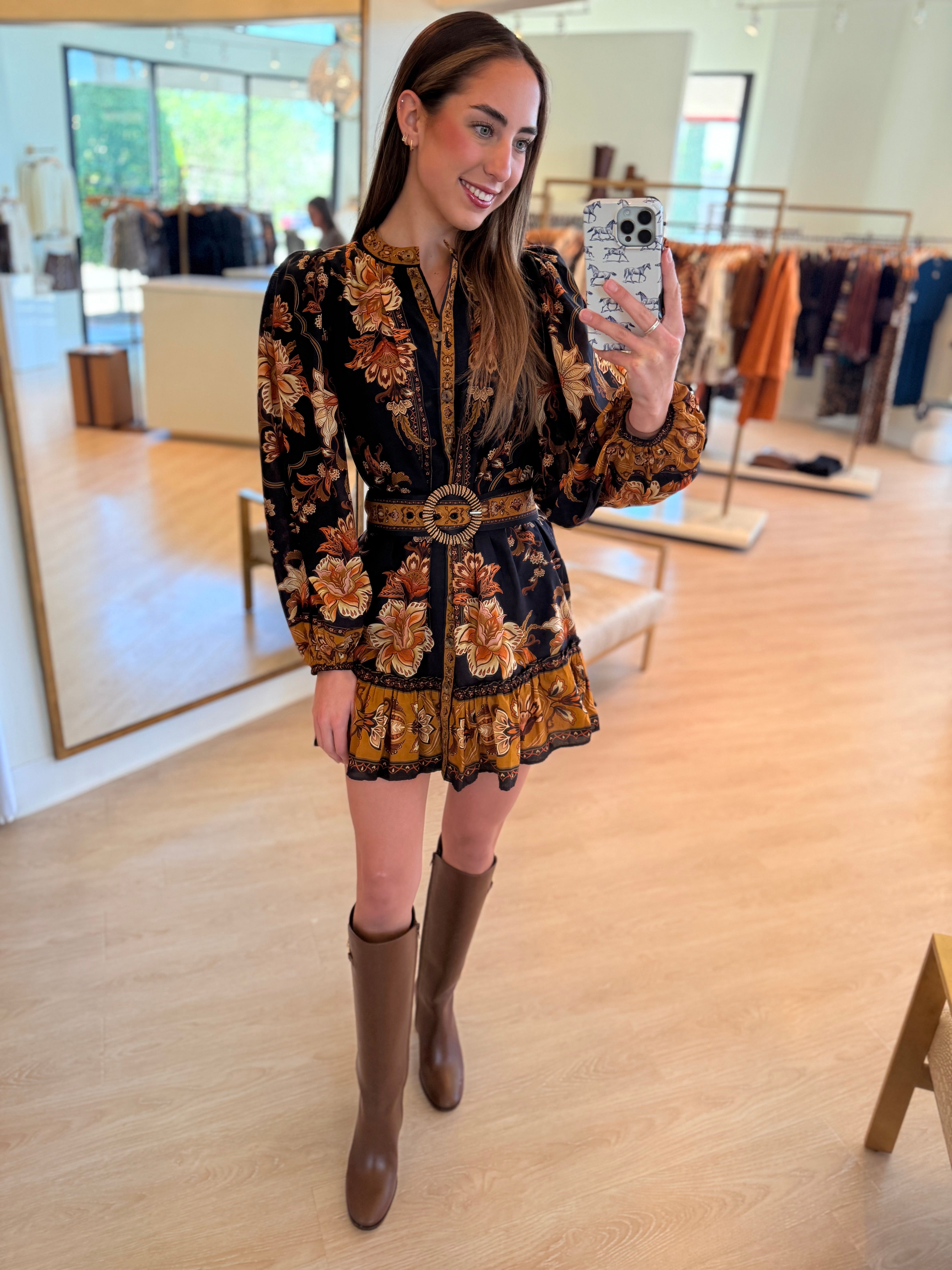 Fa344142 Majestic Garden Mini Dress