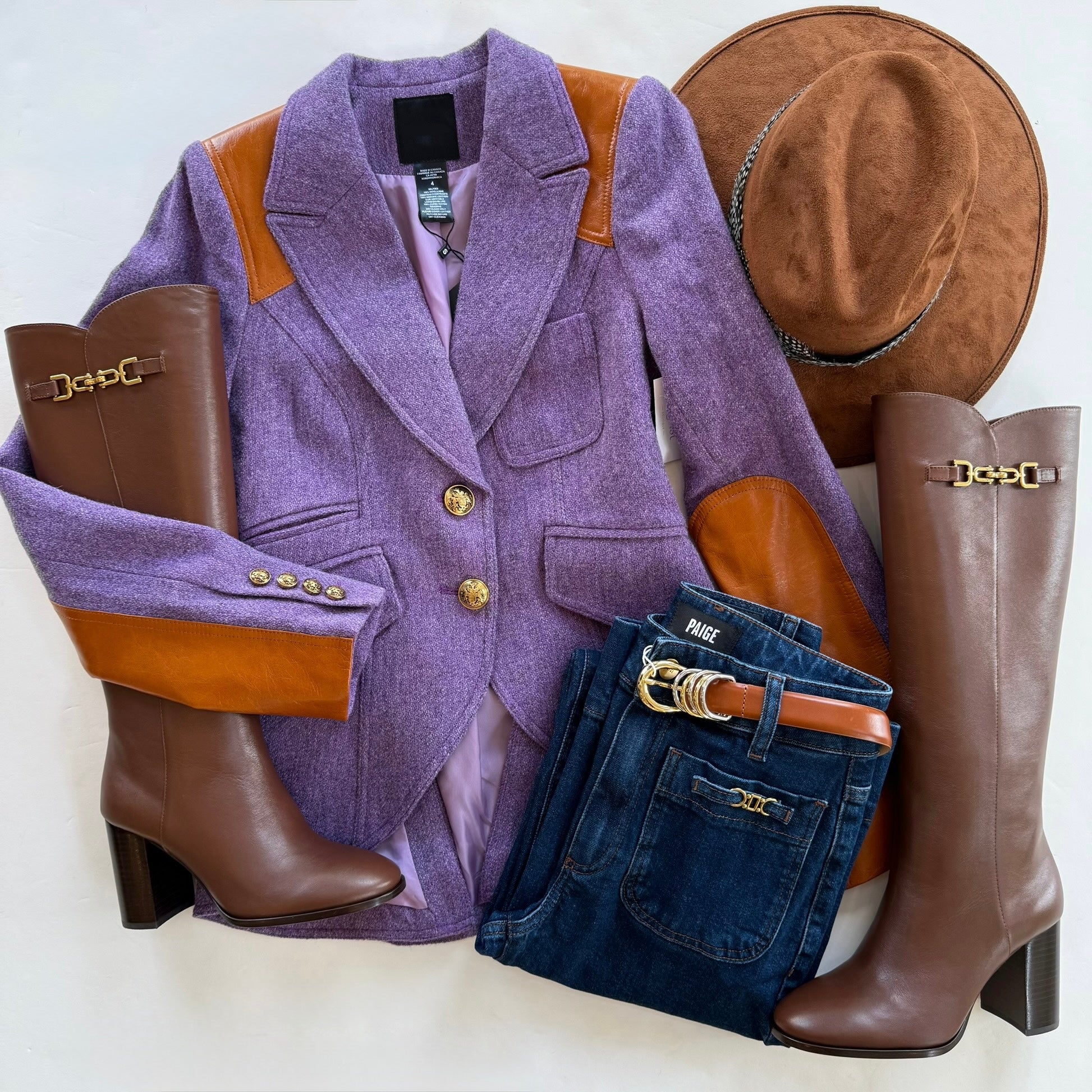 Sm25055 Amethyst Equestrian Blazer