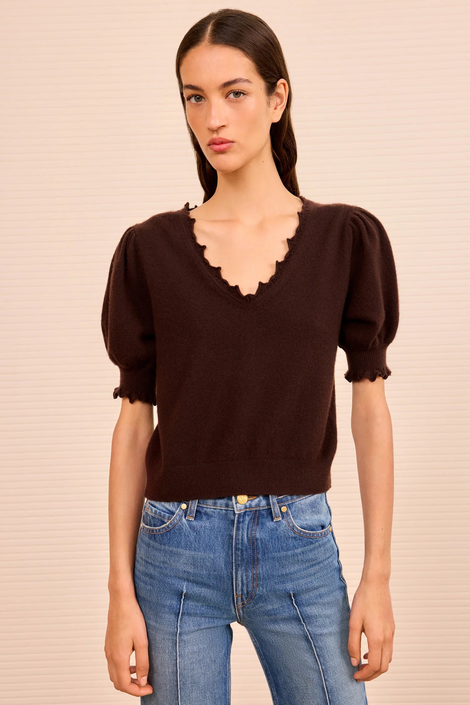Ul0727 Cocoa Cashmere Sweater