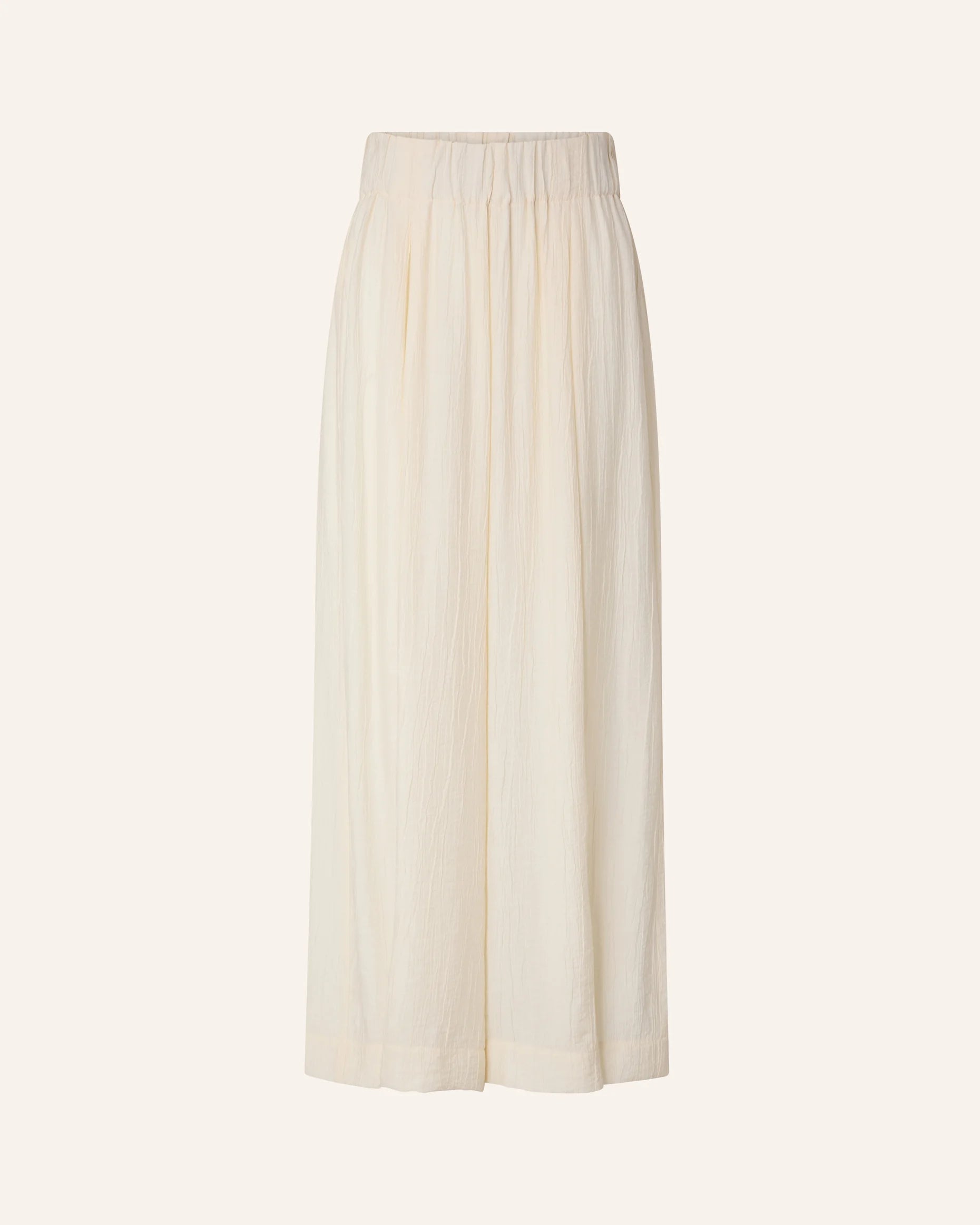 Se7016 Cream Wide Leg Pant