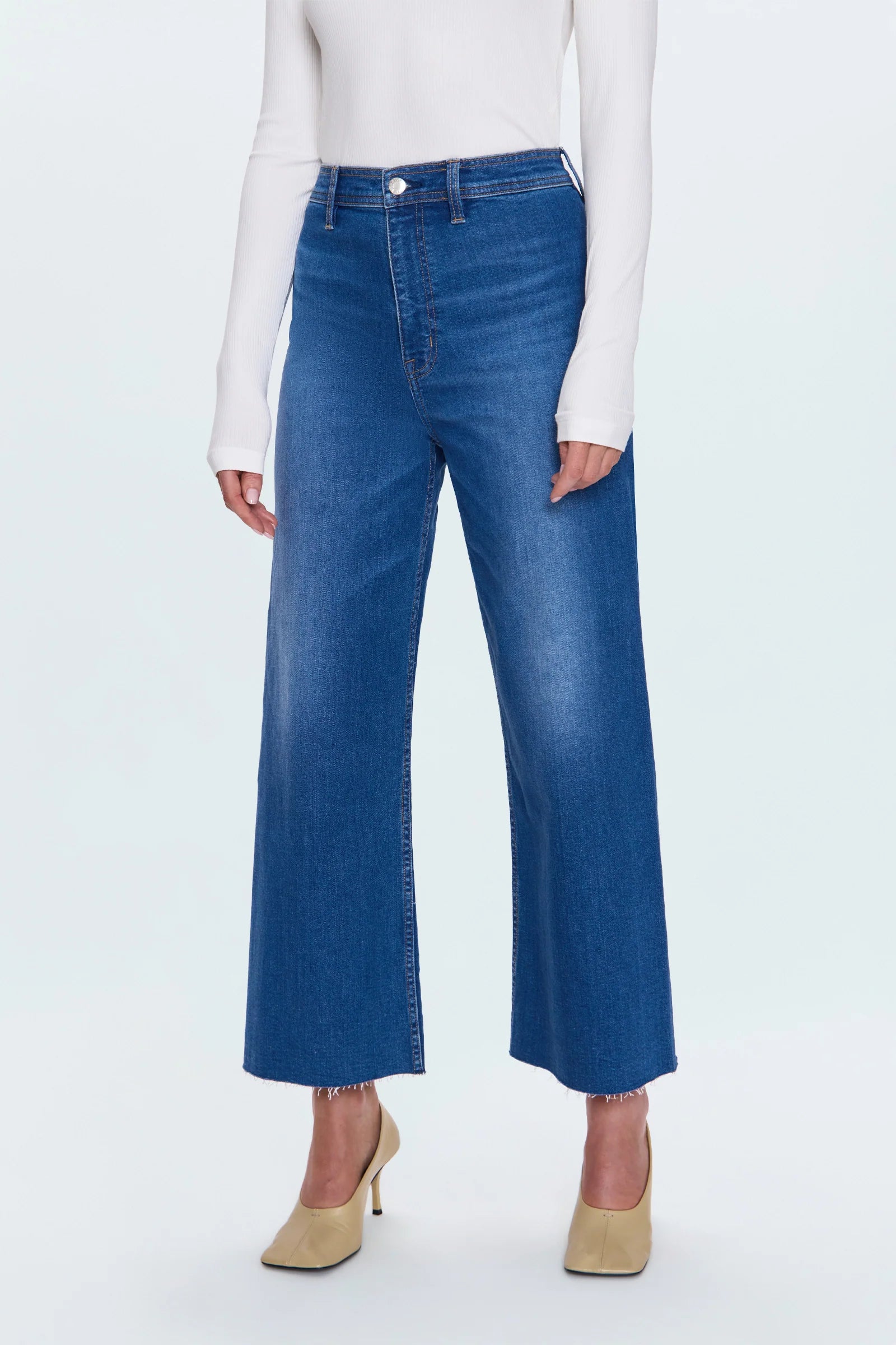 Pip16587 Penny Wide Leg Jean - Rooftop