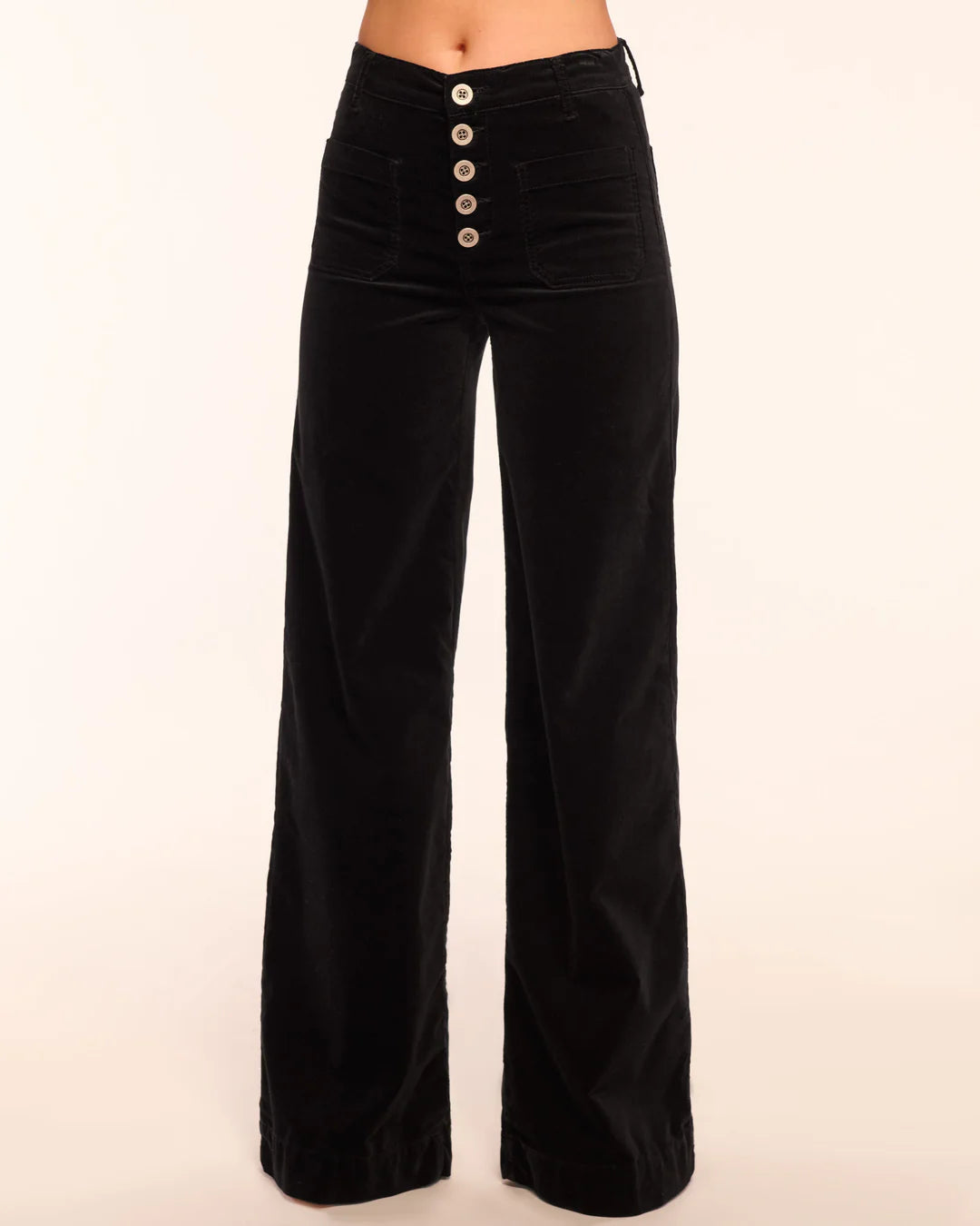 Ra5002 Cindy Wide Leg - Black Velvet