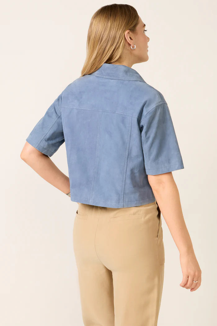 Mesp5391 Denim Suede Jacket