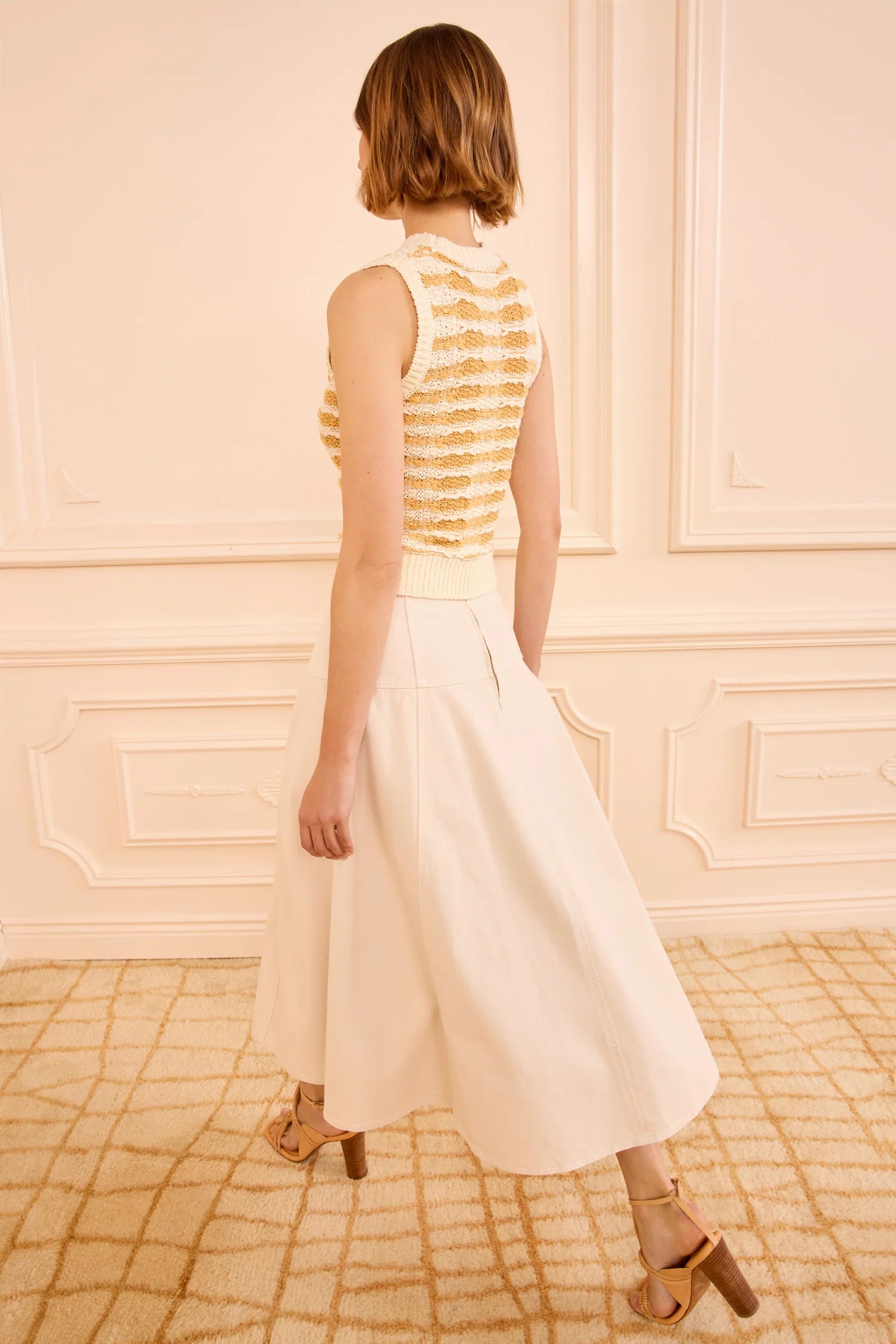 Ul260727 Beach Knit Tank Top