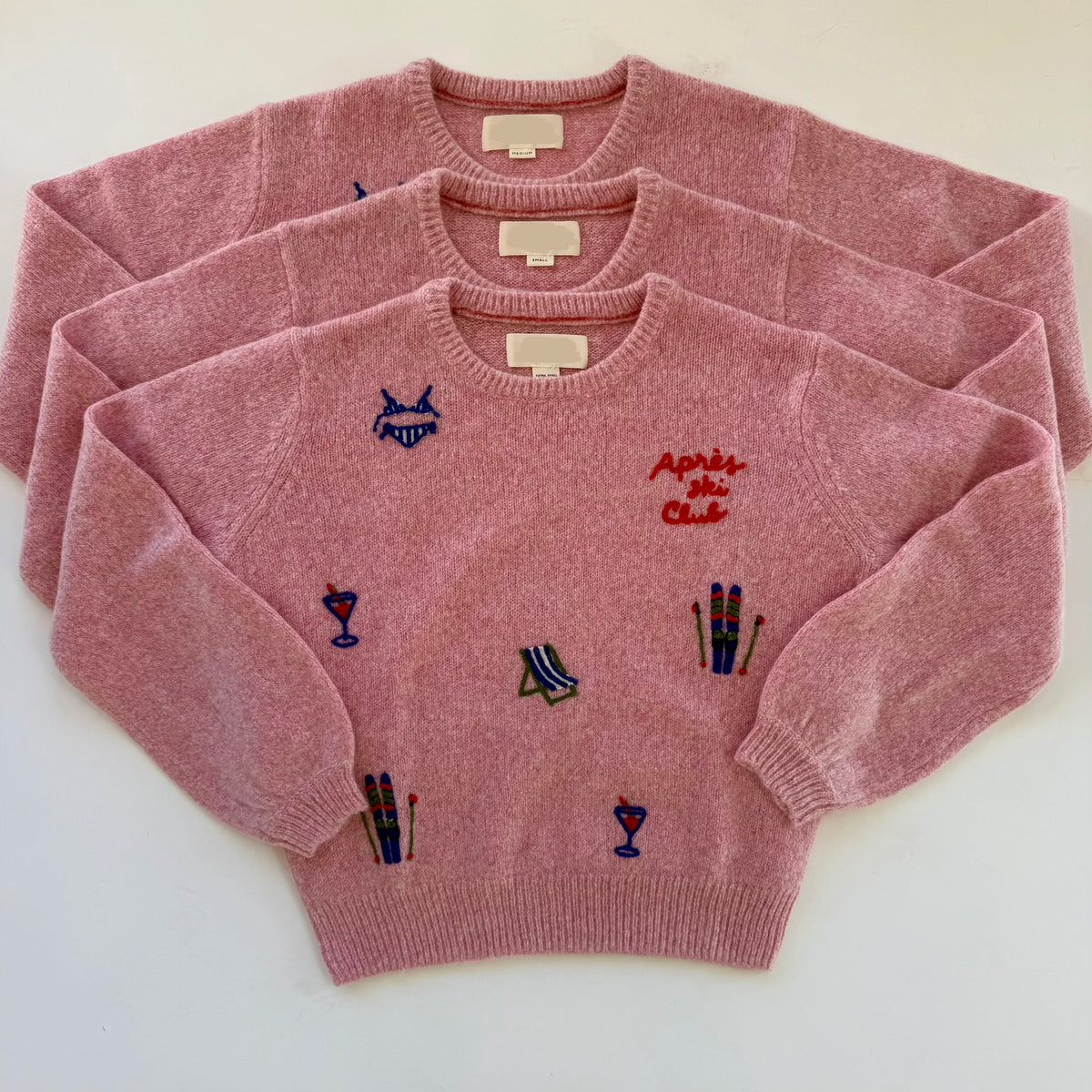 Trw1634 Pink Apres Ski Club Sweater