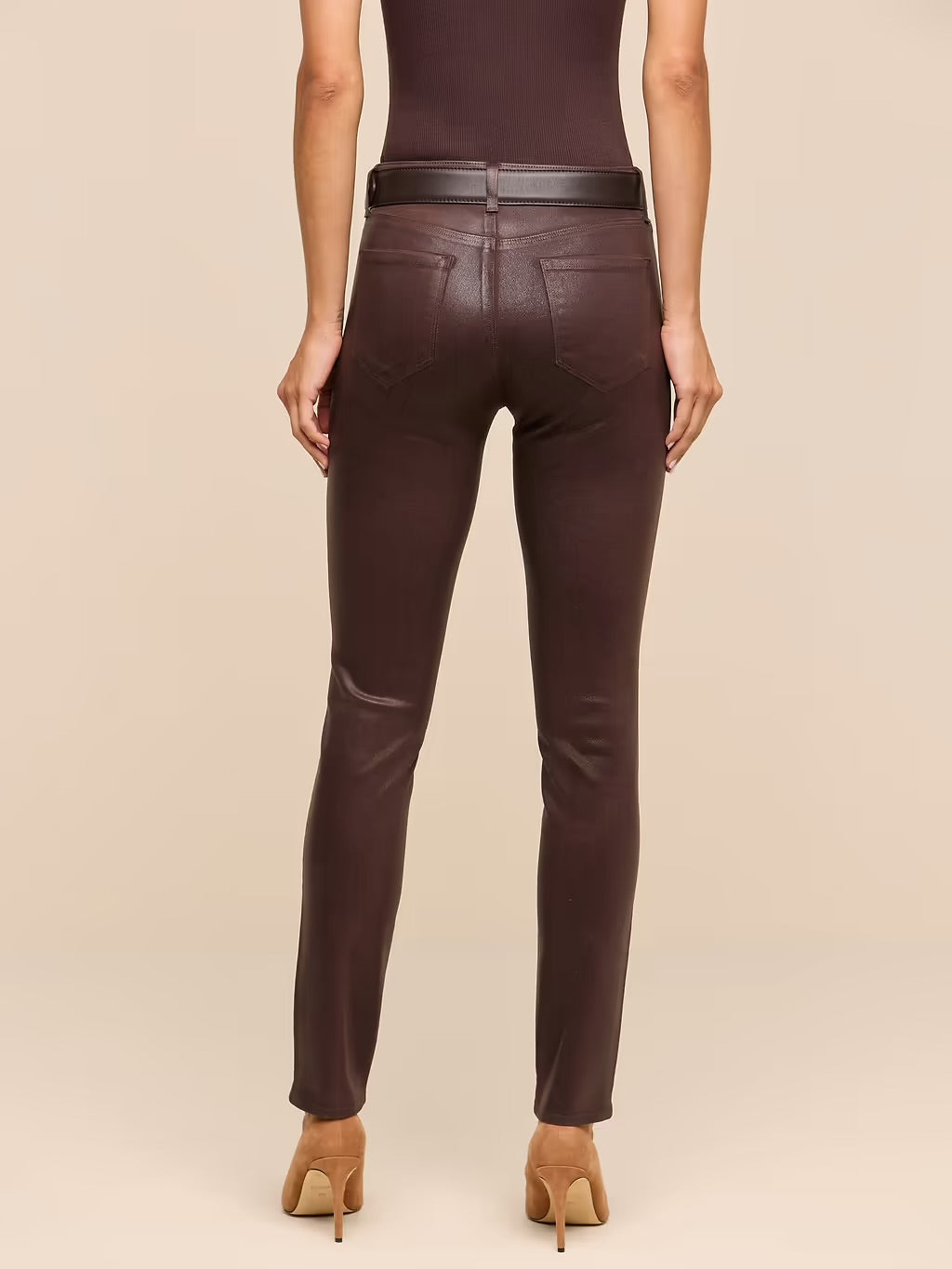 La2706 Jyothi Split Ankle Skinny Jean - Java Coated