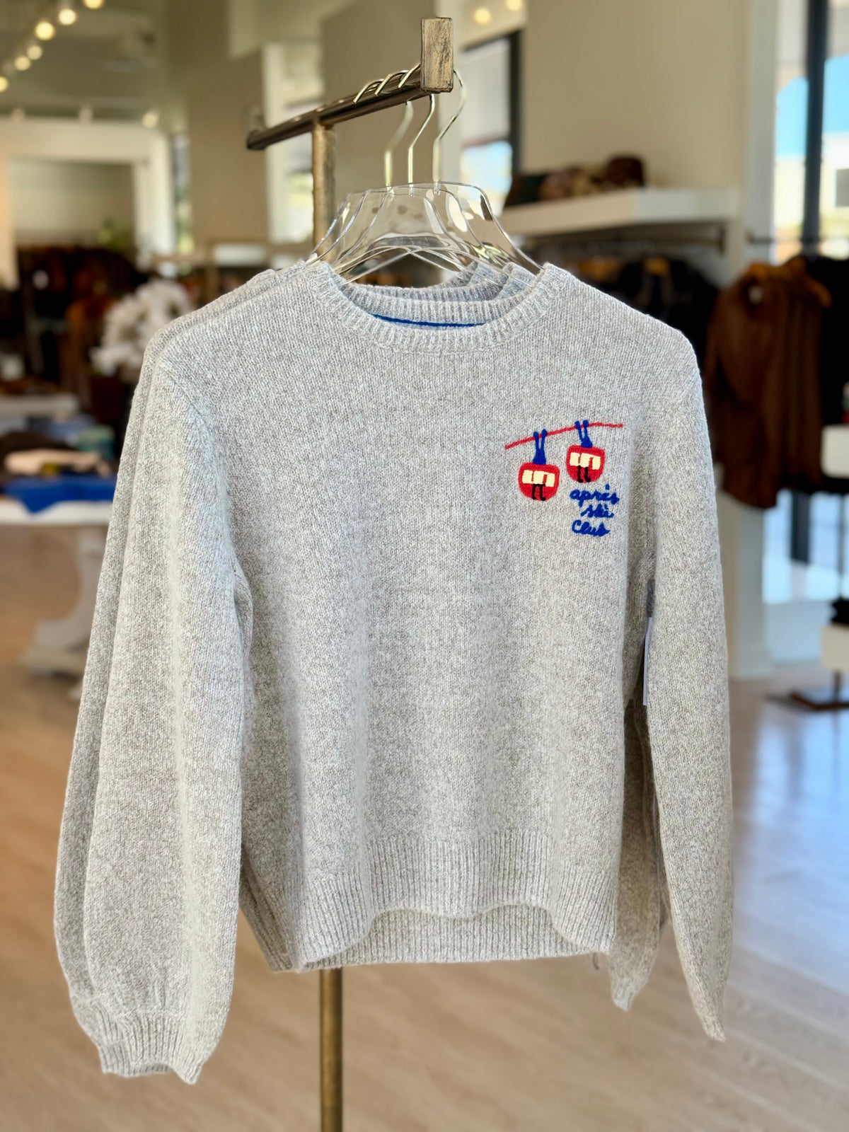 Trw1634 Apres Ski Sweater - Grey