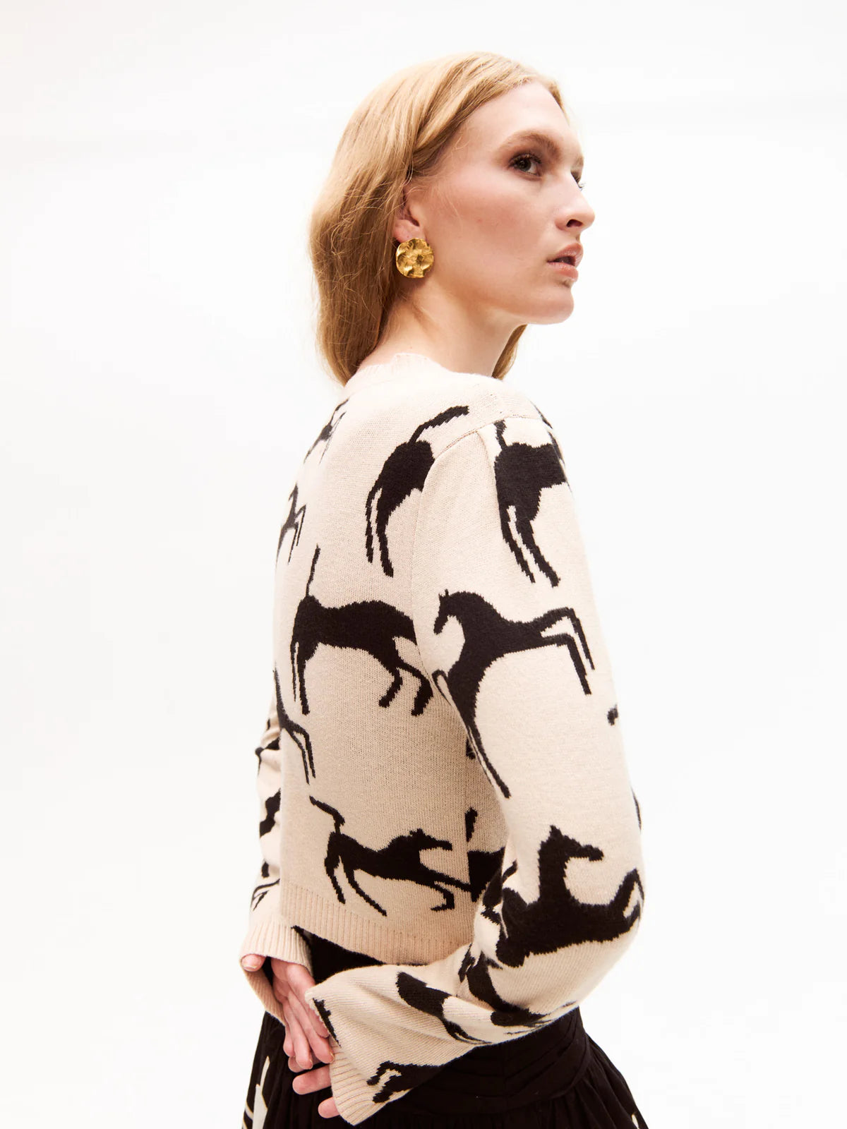 Caa17 Wild Horses Cardigan