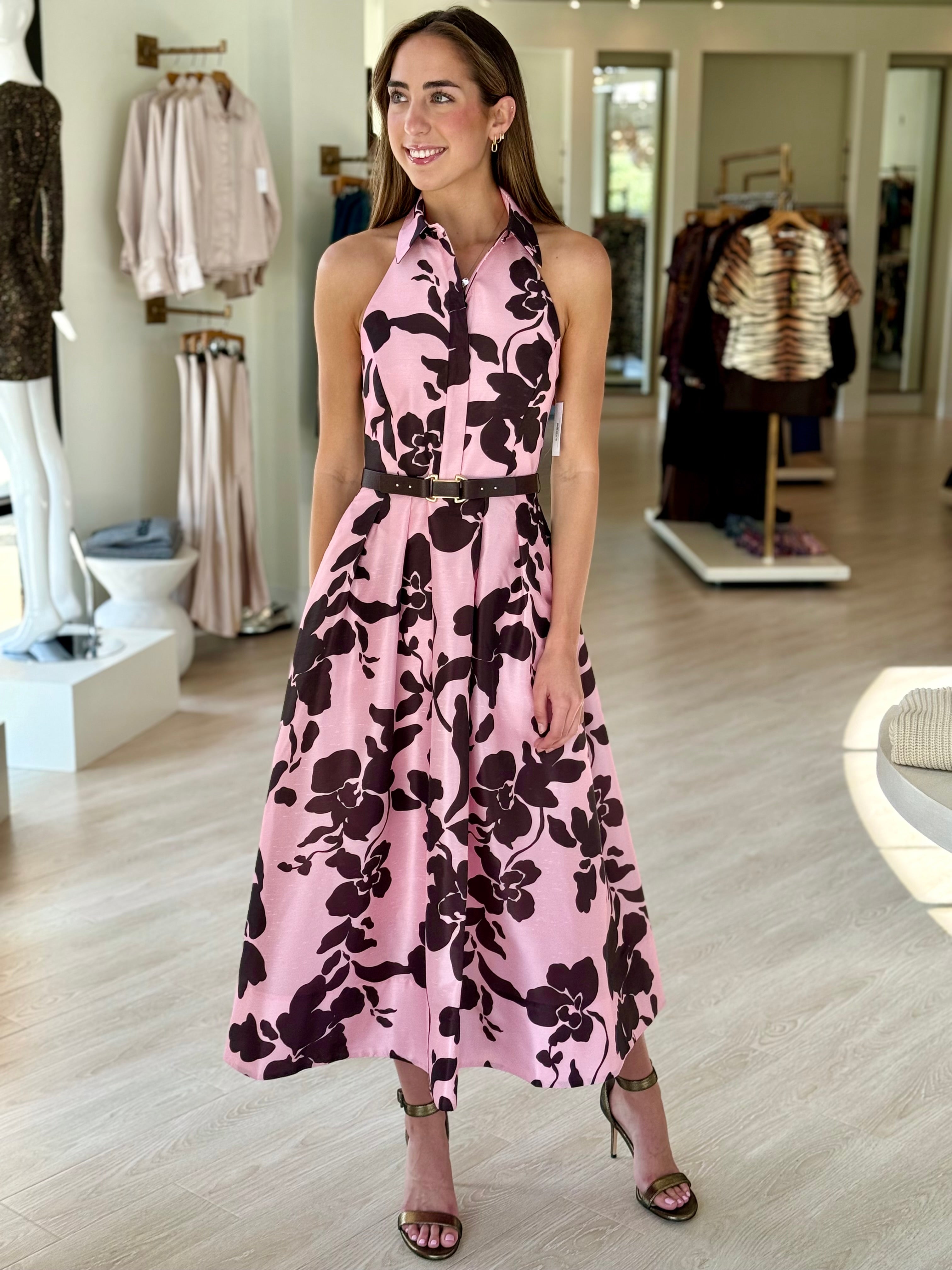 Re1512 Connie Halter Midi Dress