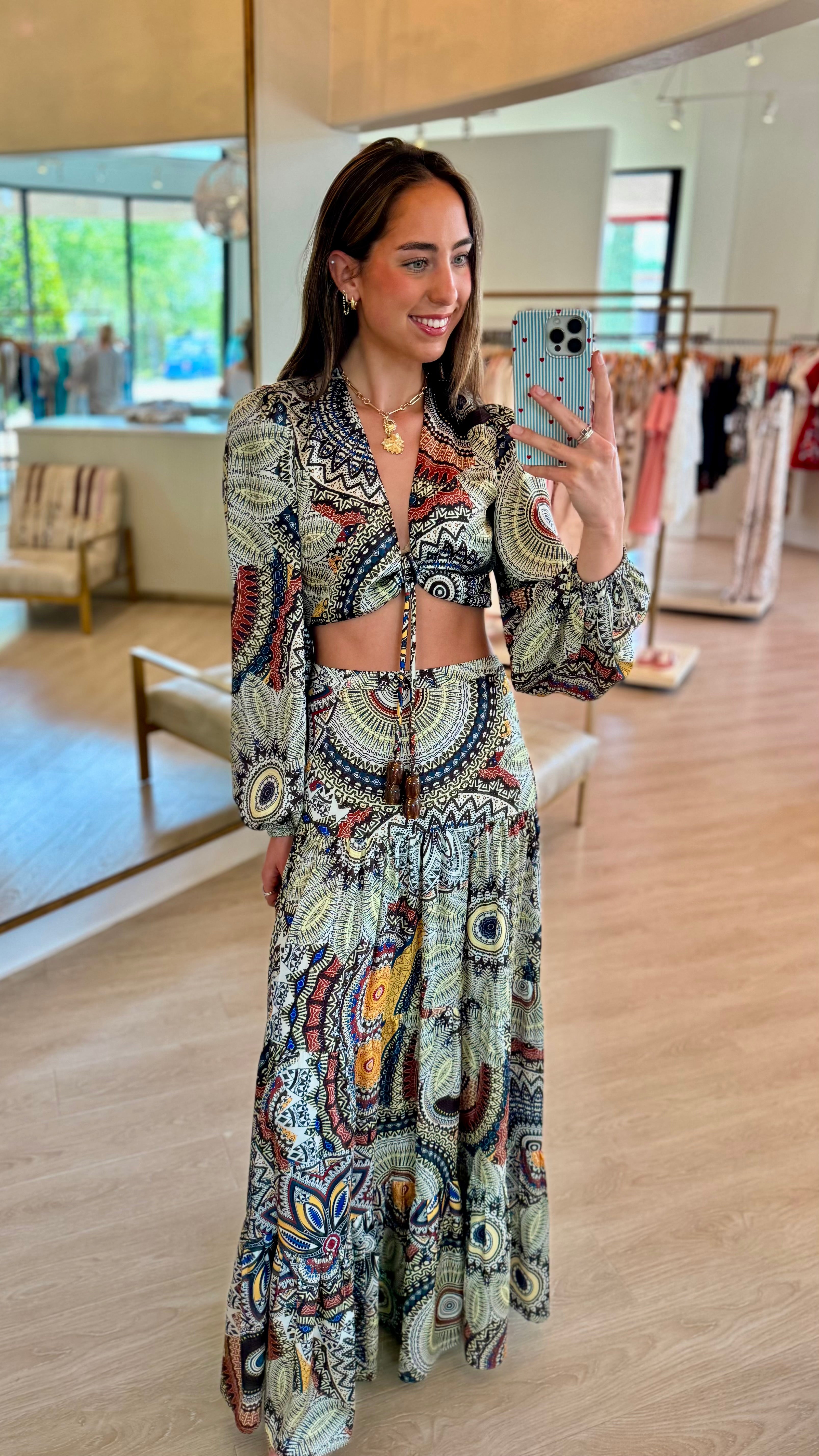 Al1028 SET - Medallion Printed Set