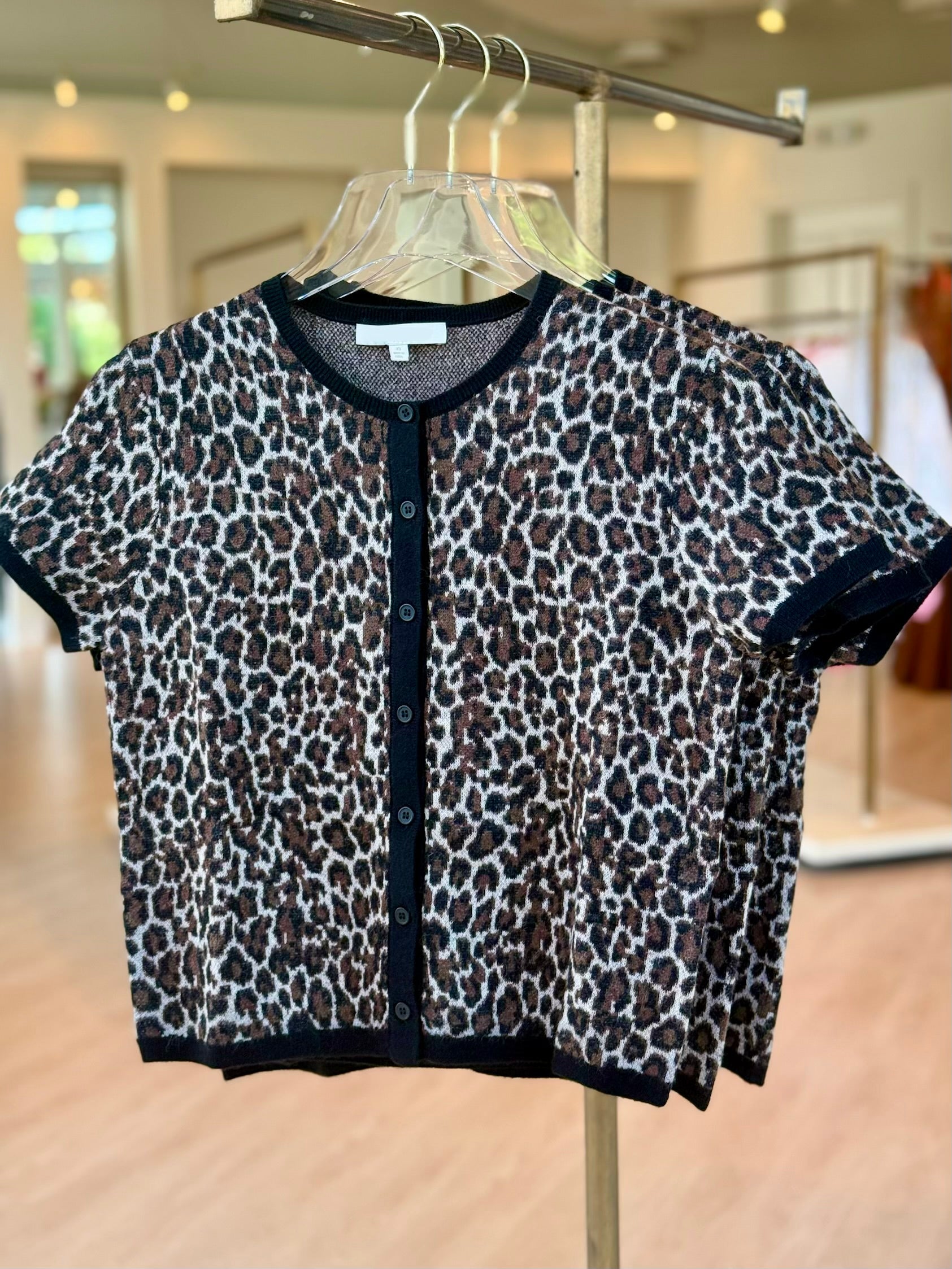 Fa4074 Leopard Cardigan