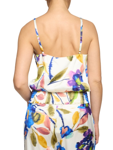 Raa1001 Floral Silk Tank