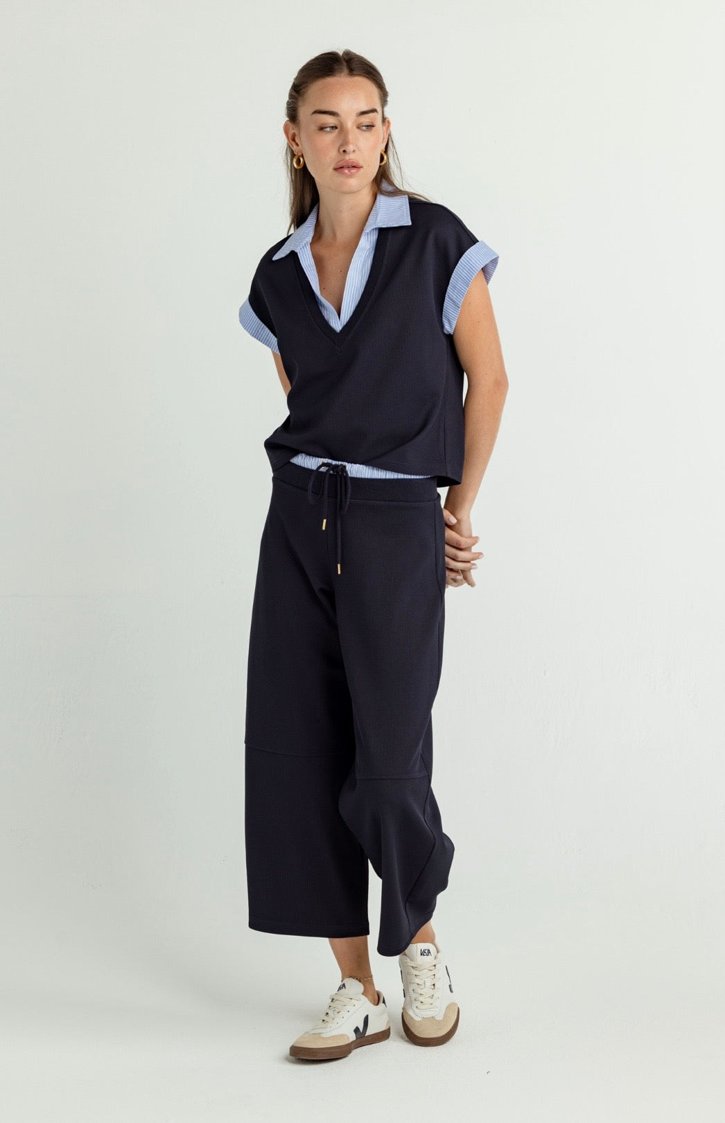 Su210 Navy Pull On Pant