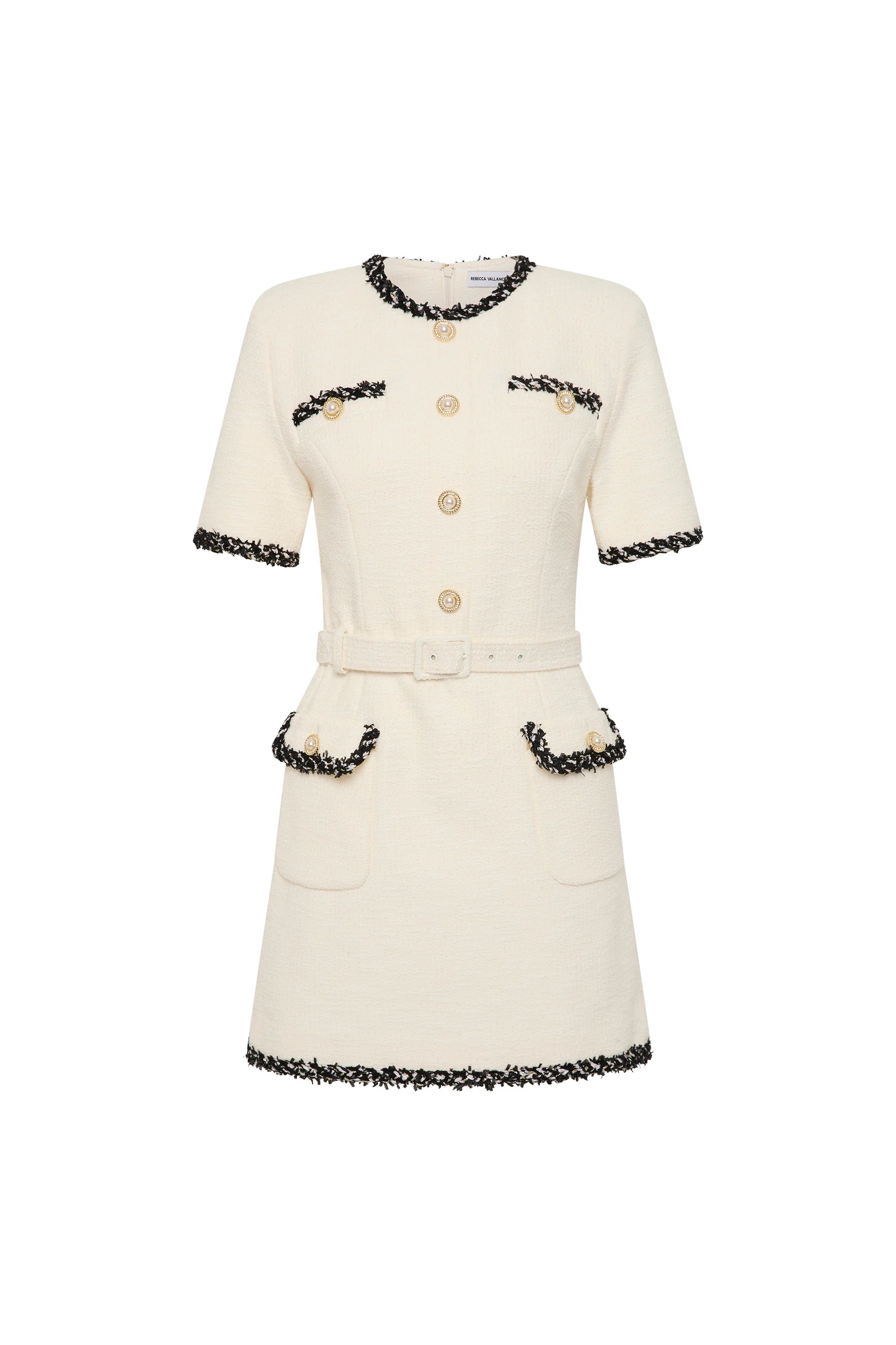 Re1761 Jacquie Tweed Mini Dress