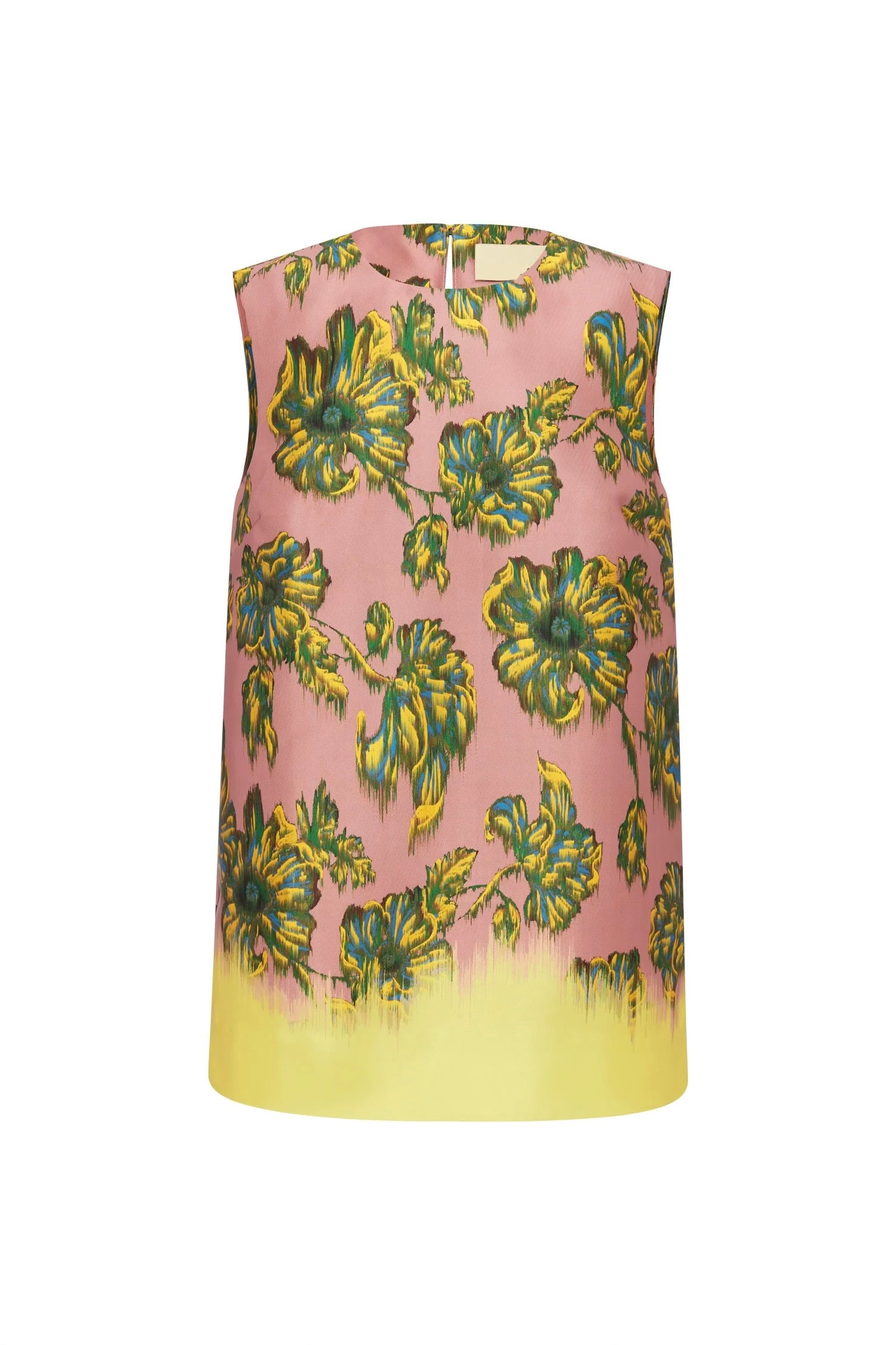 Al7717 Floral Tunic Top