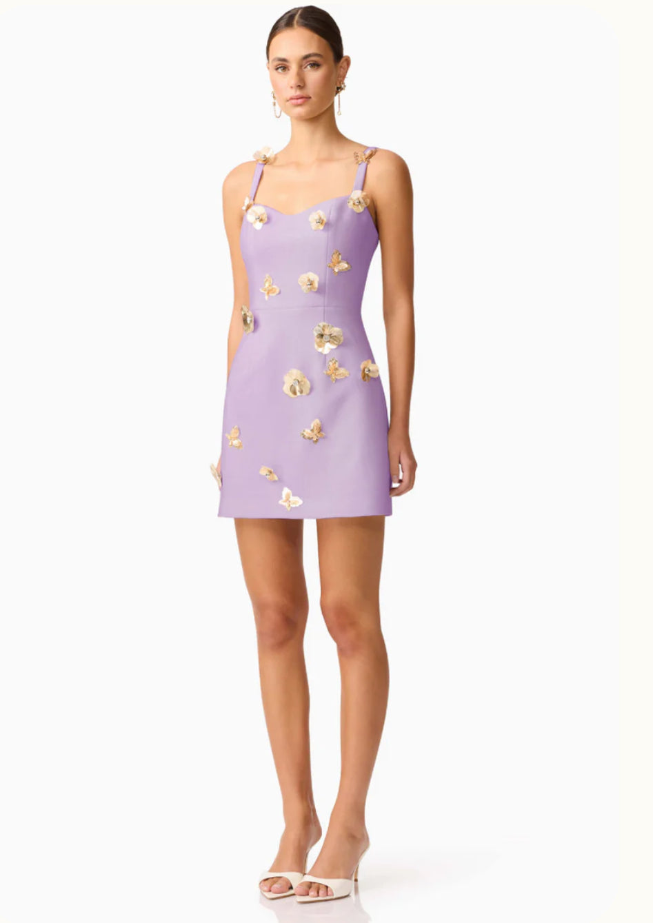 El2537 Lilac Sweetheart Mini Dress
