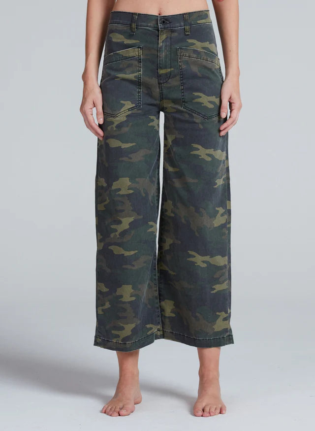 Asw1515 Virginia Wide Leg Jean - Camo