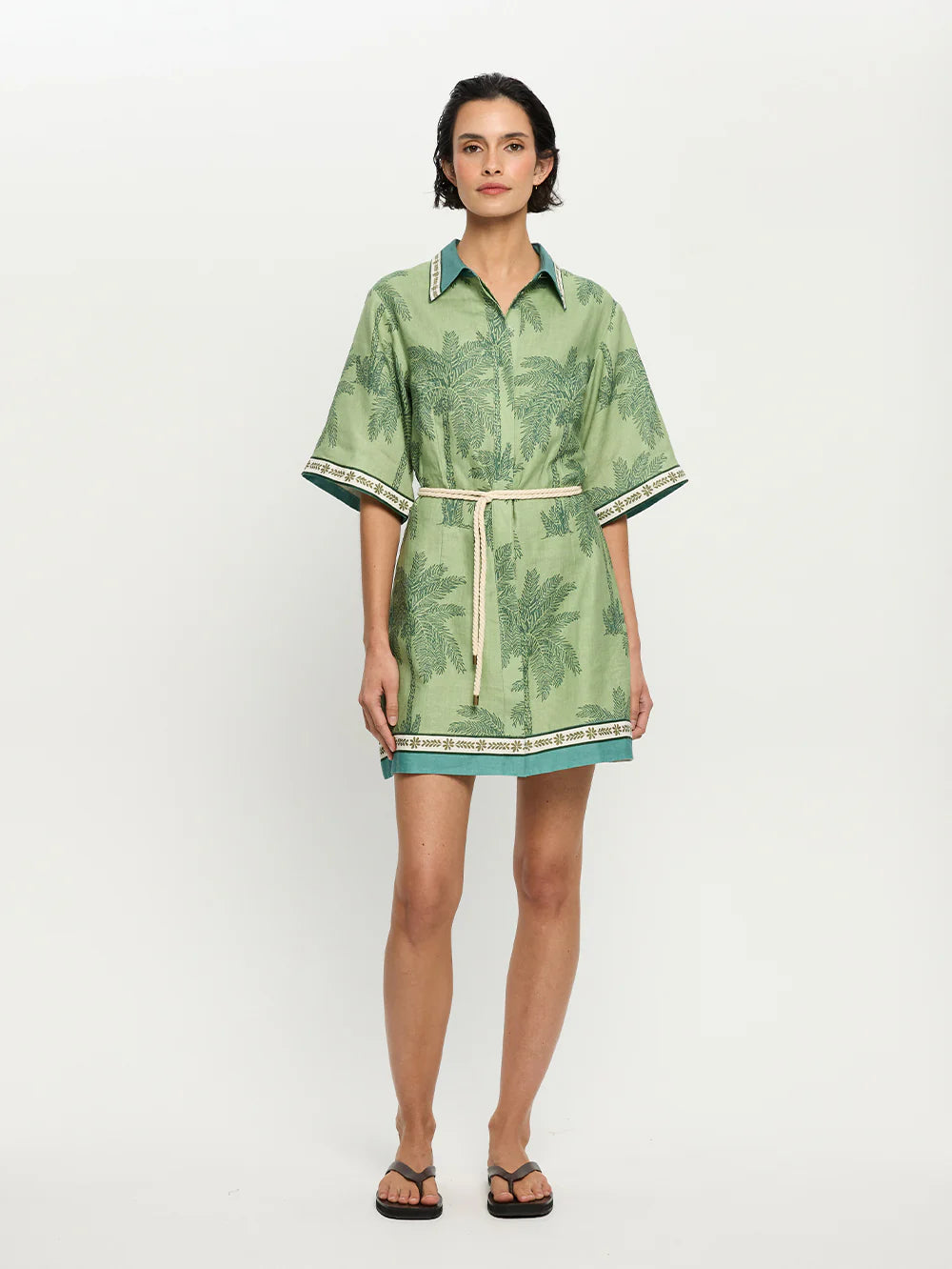 Kisd271 Botanical Mini Dress