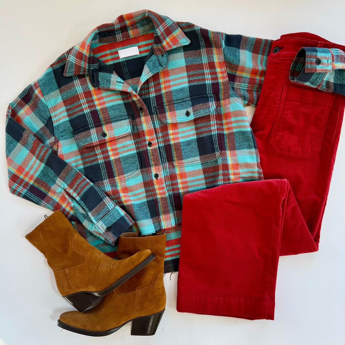 As231 Plaid Buttondown