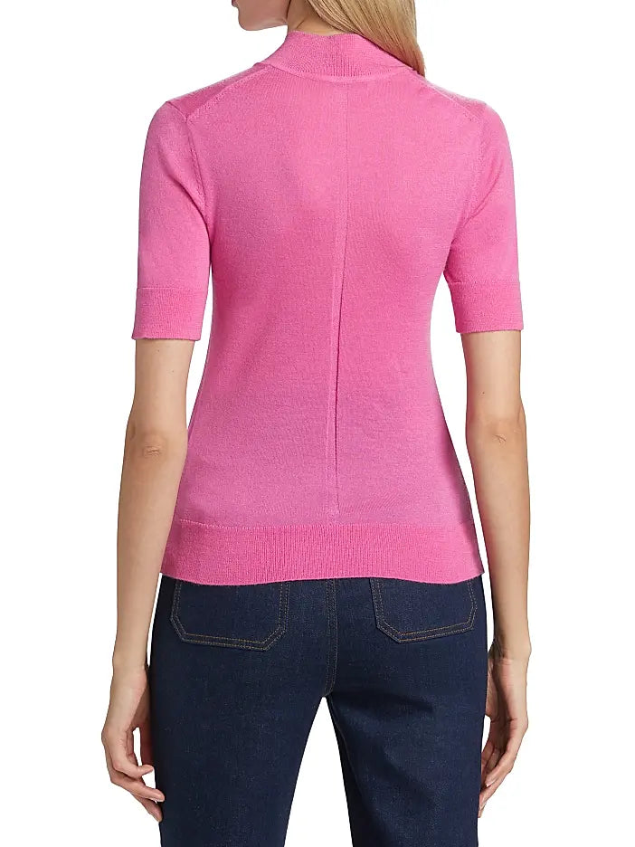 De9281 Pink Cashmere Sweater