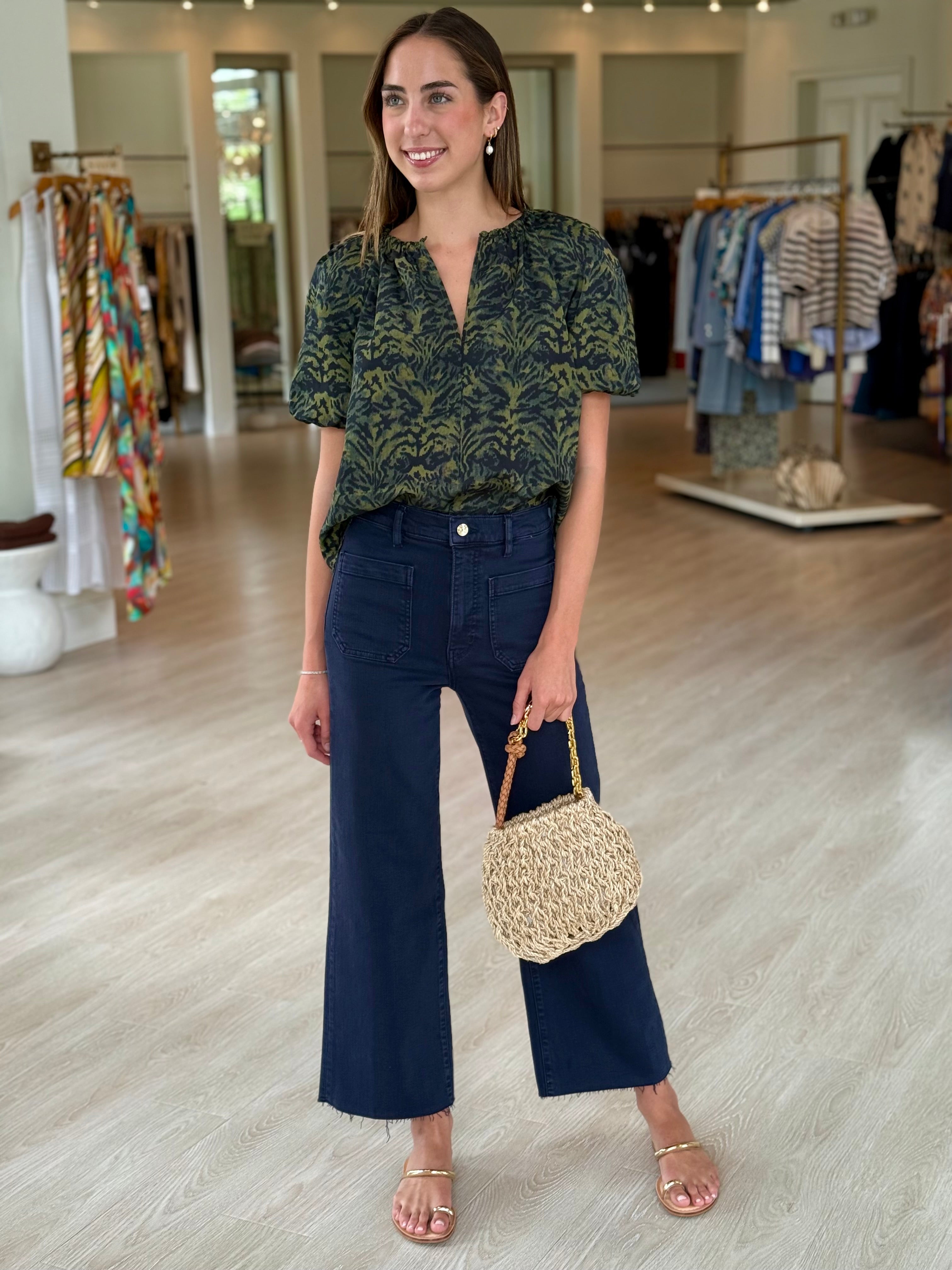 Ul250215 Jasper Print Blouse