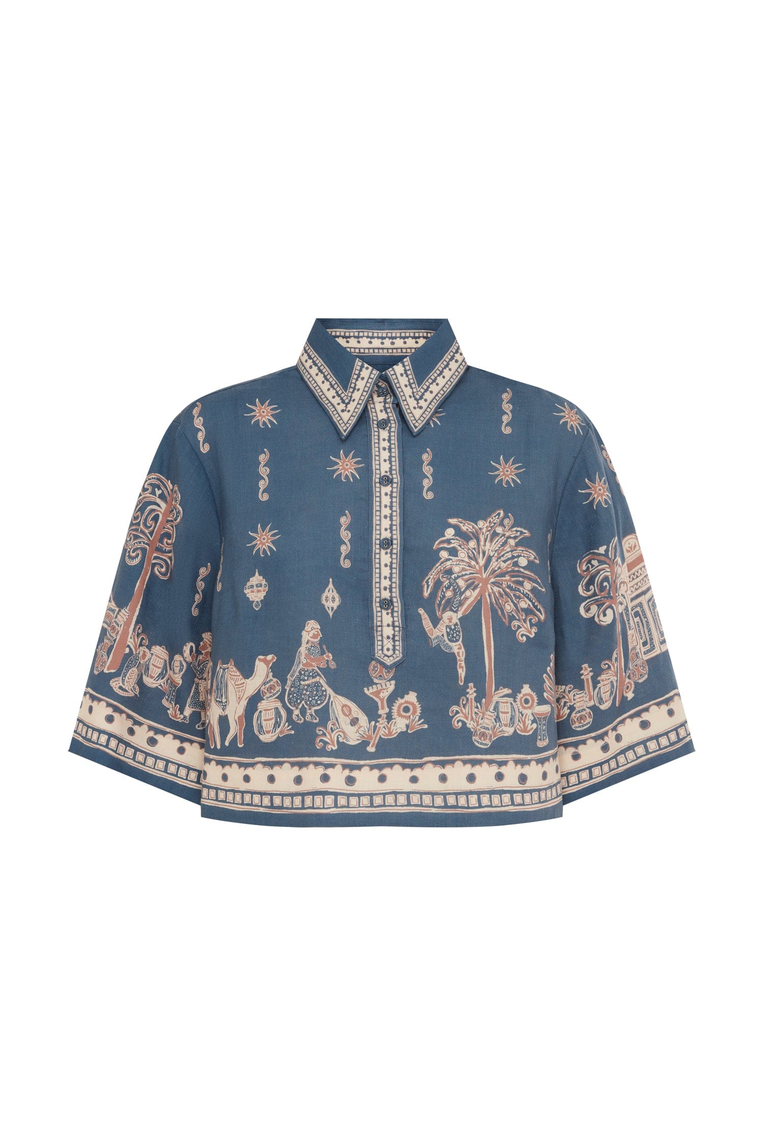 Al6204 Acacia Cropped Shirt