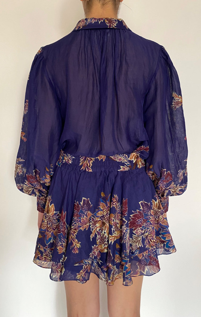 He5888 Midnight Boho Skirt
