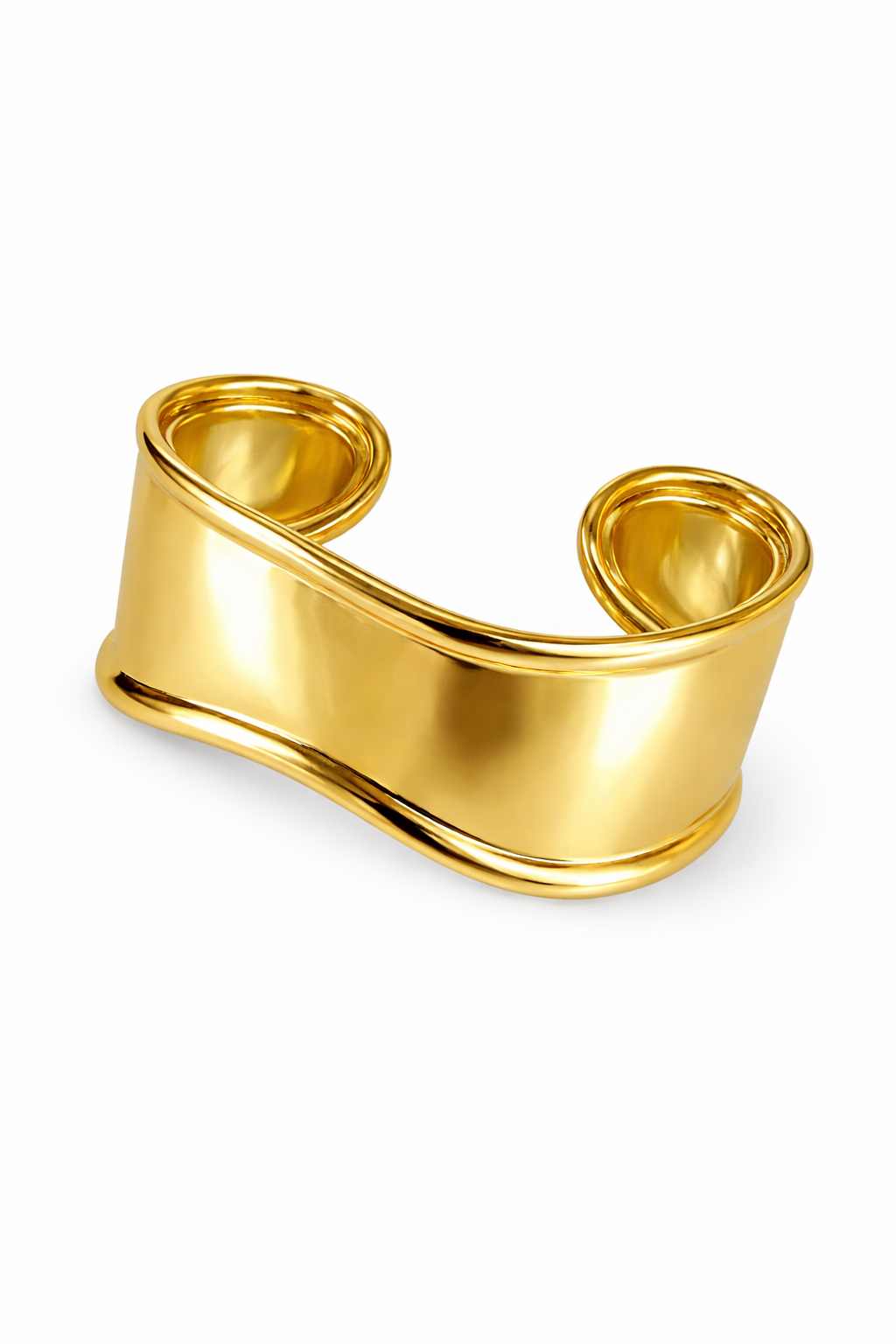 Th0036 Wide Wavy Cuff