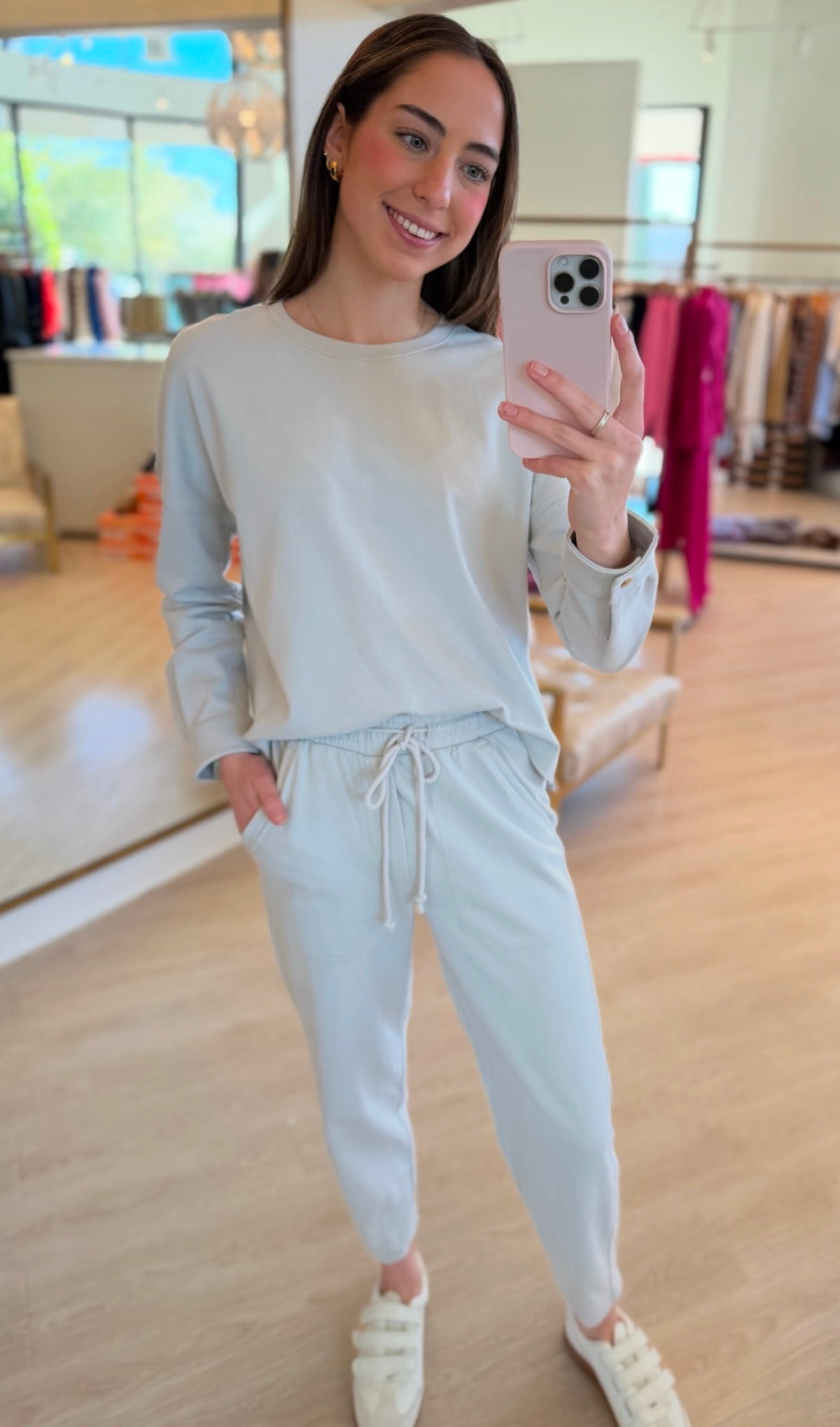 Lipa2800 Grey Drawstring Pant