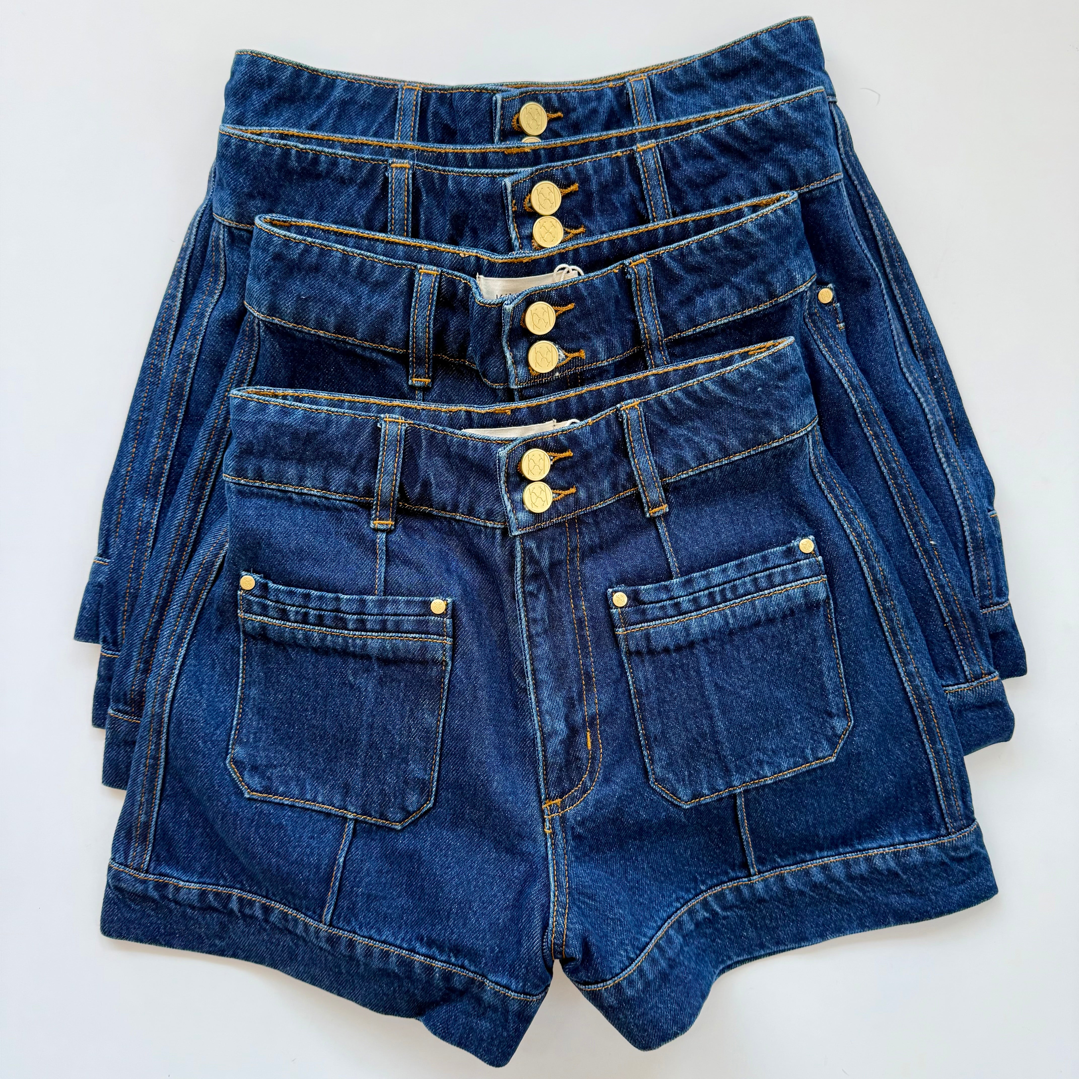 Kim226 Pocket Denim Shorts