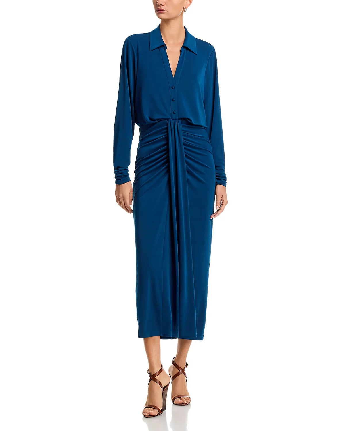 Cizd3119 Teal Maxi Dress