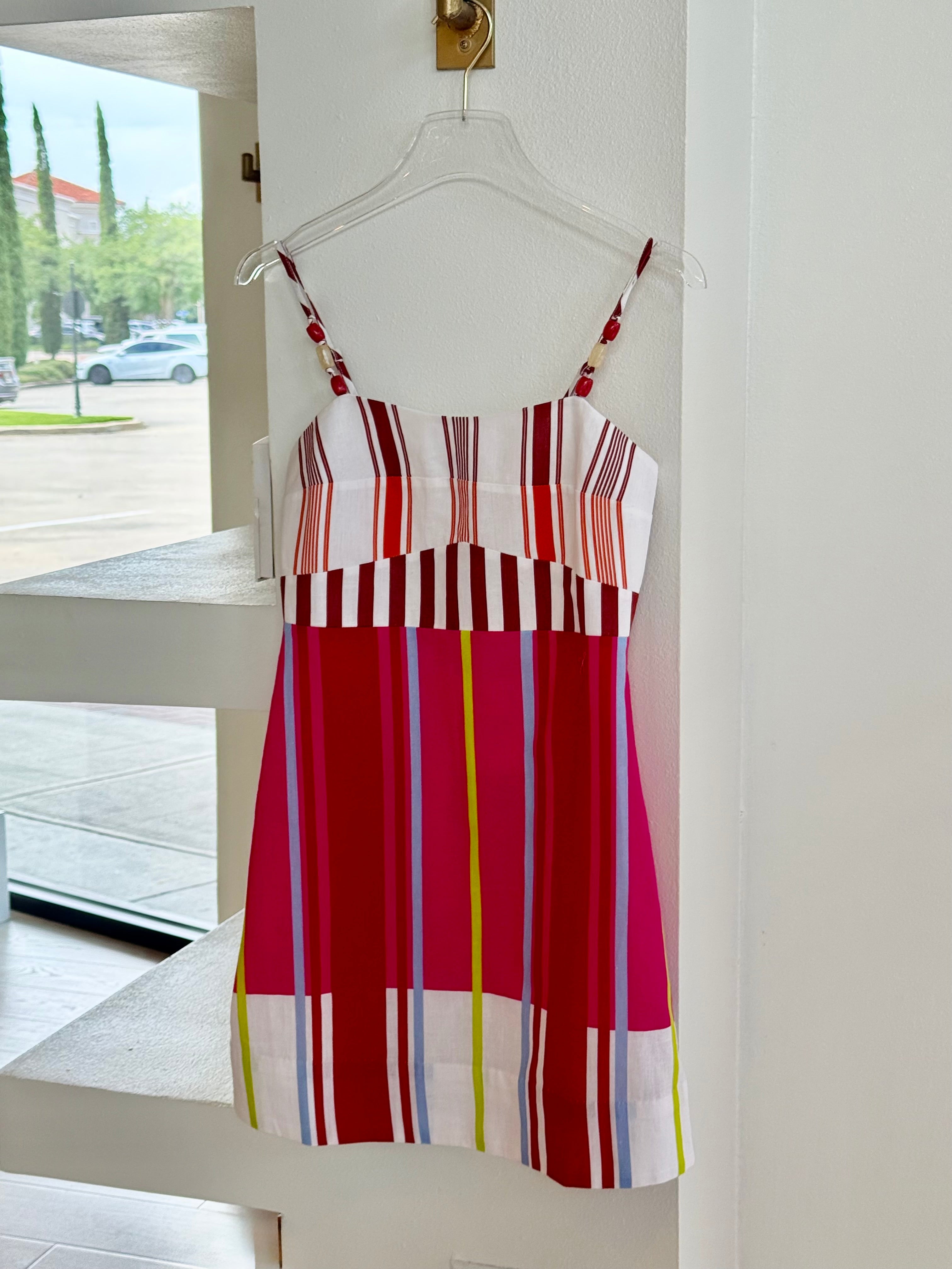 Anlauryn Bright Stripe Mini Dress