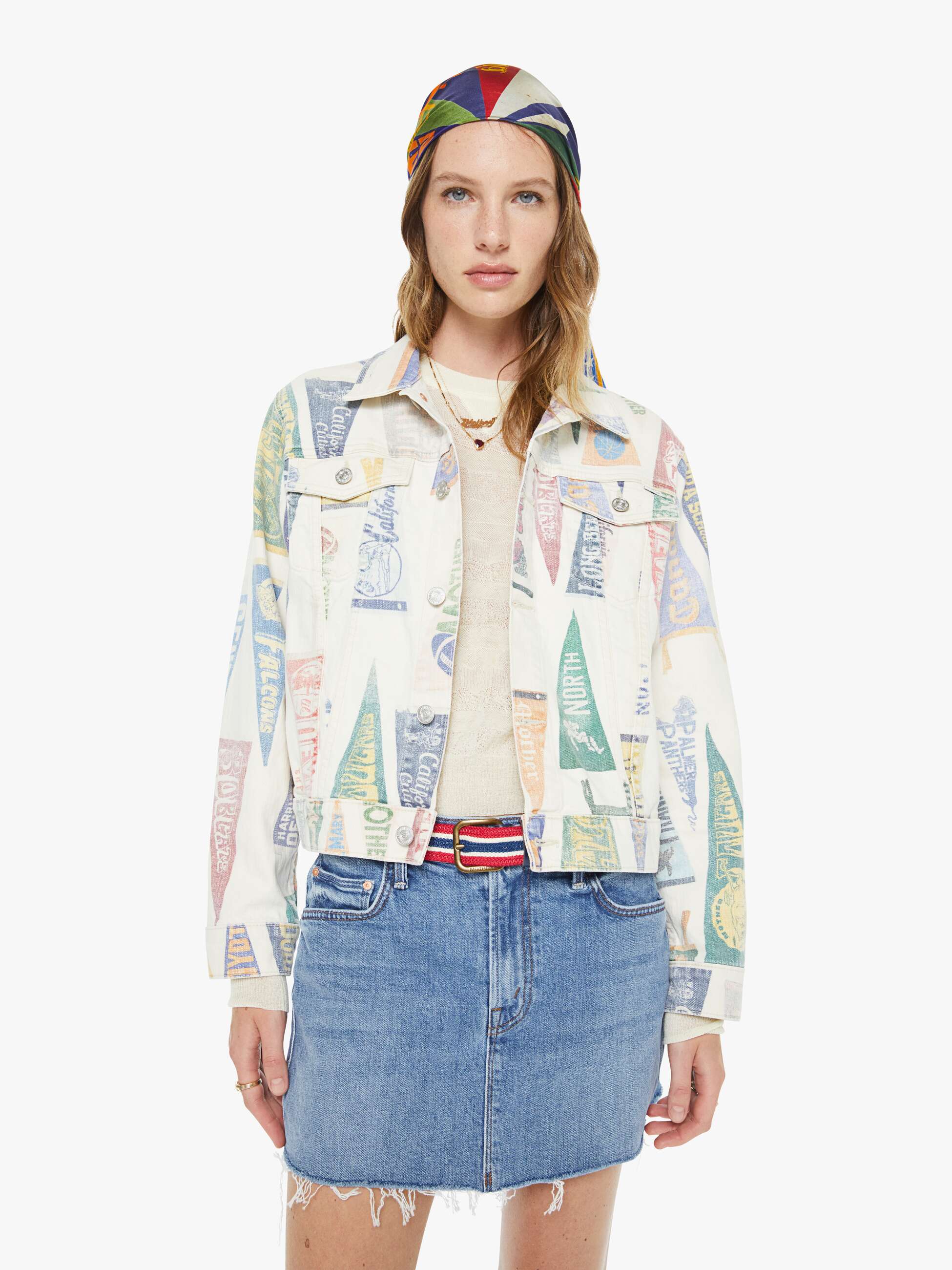 Mo3141 The Bruiser Denim Jacket- Pep Rally