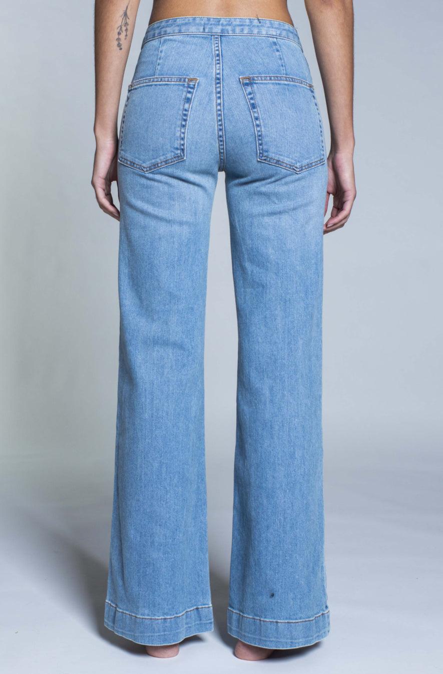 Asw1255 Brickhouse Wide Leg - Harbor