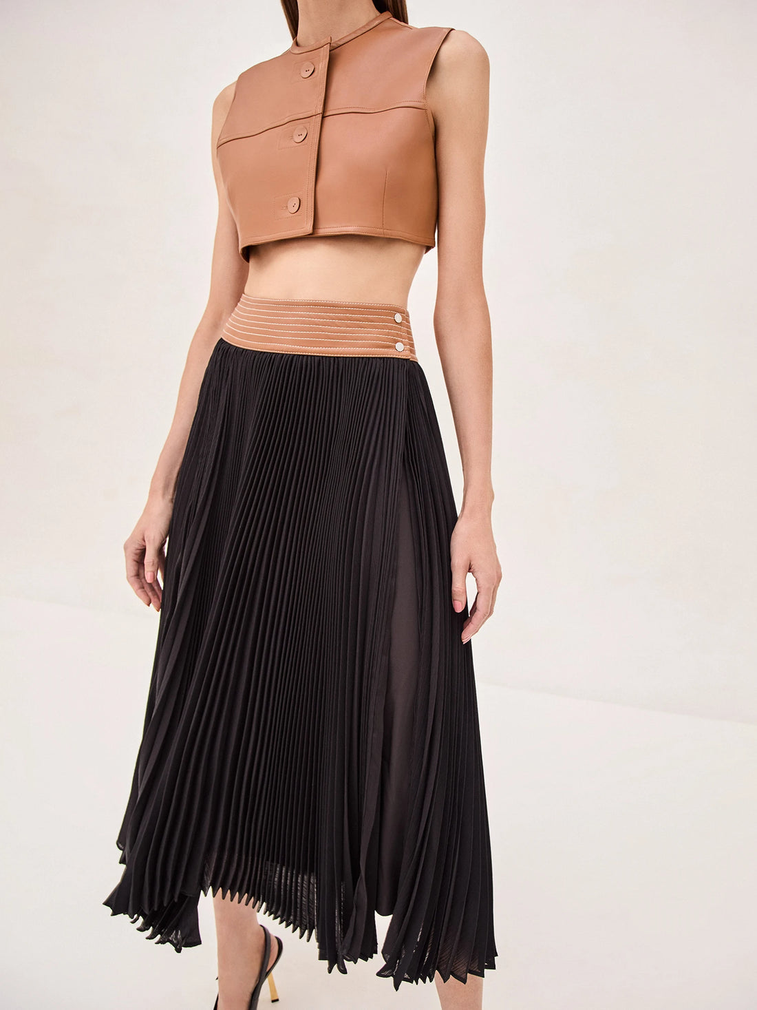 Al9637 Alexis Tansia Pleated Skirt