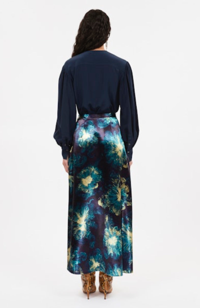 Ul0316 Ulla Johnson Lazuli Midi Skirt