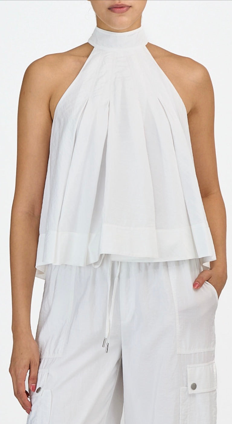 Ci2199513 White Halter Top