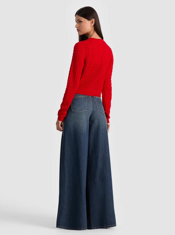 Alcc534703 Bow Front Cardigan