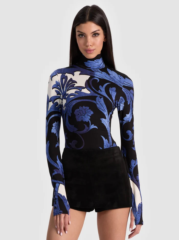 Alcc43011 Regal Printed Turtleneck