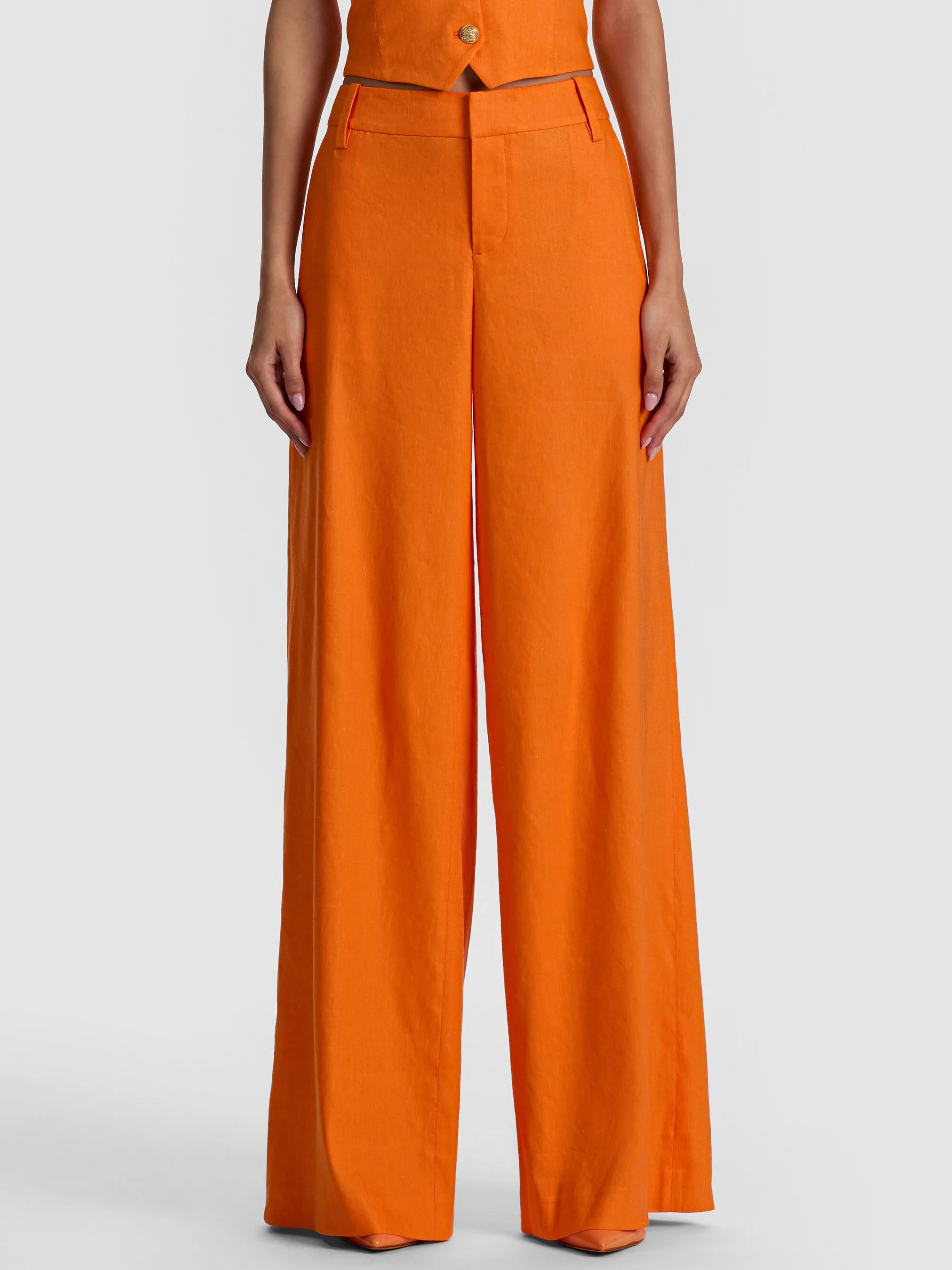 Al54181 Orange Trouser