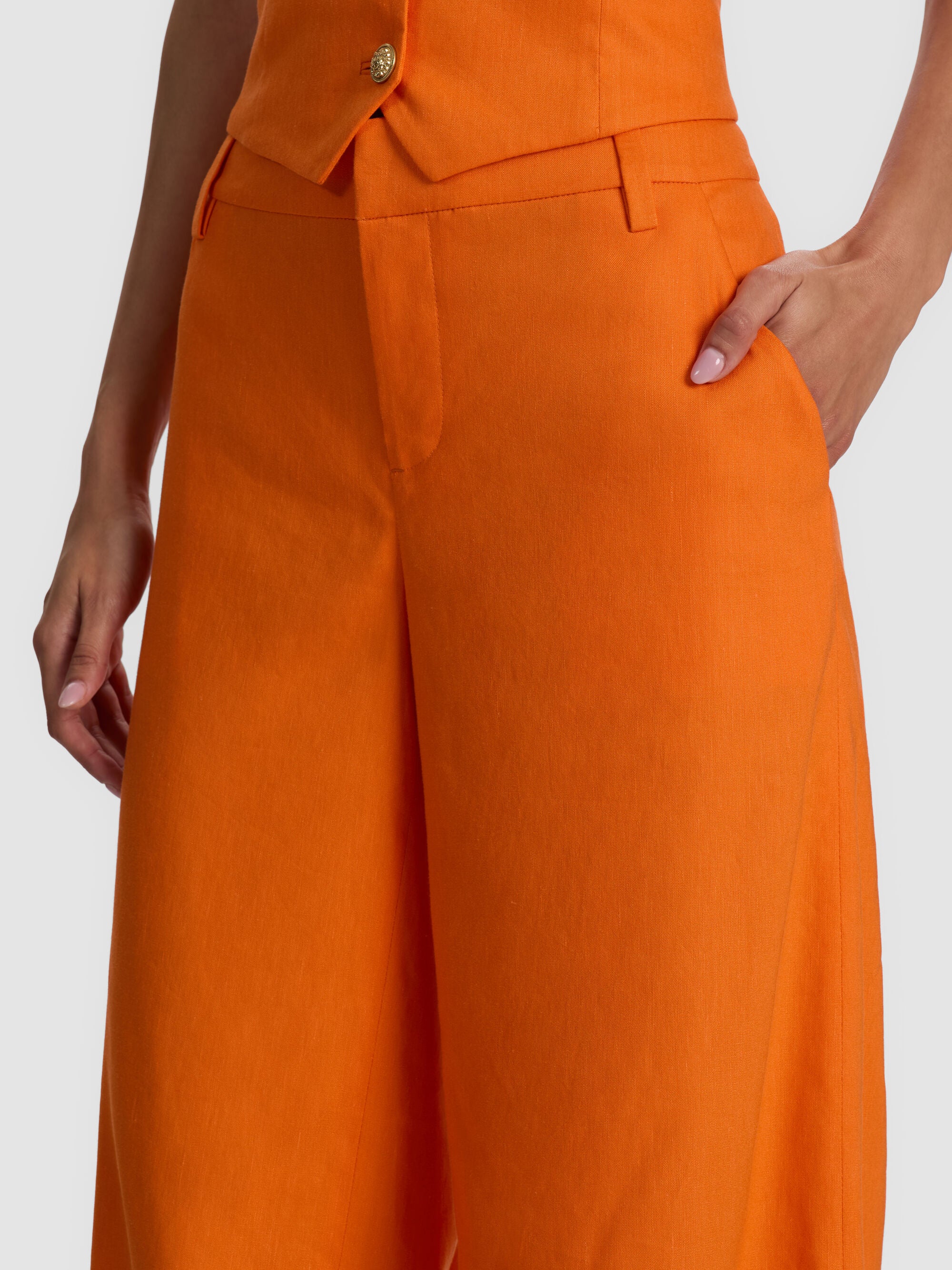 Al54181 Orange Trouser