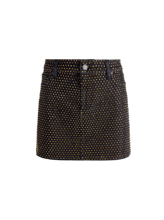 Alcd01320 Embellished Mini Skirt