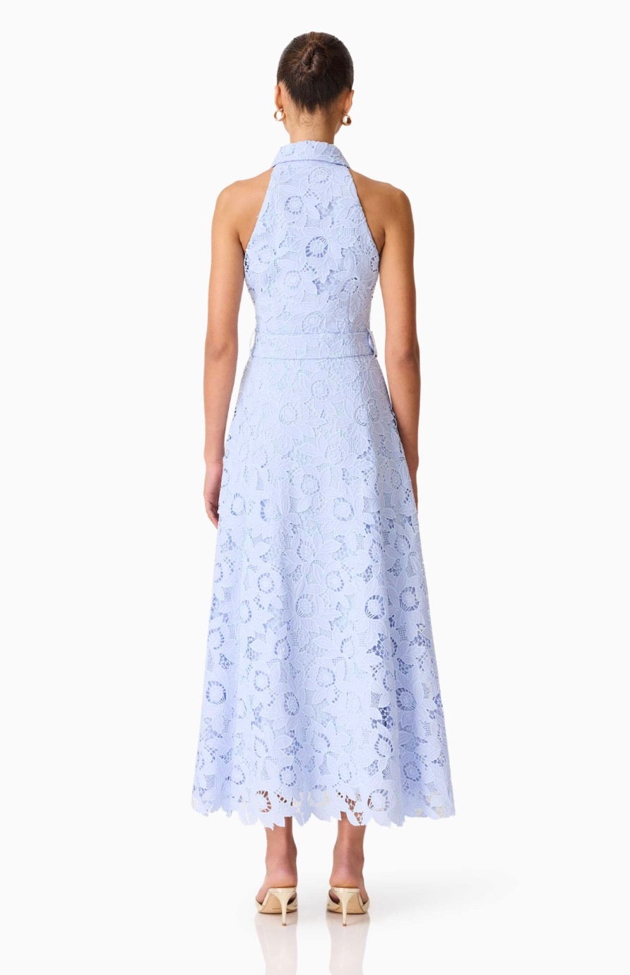 El2610 Halter Midi Dress