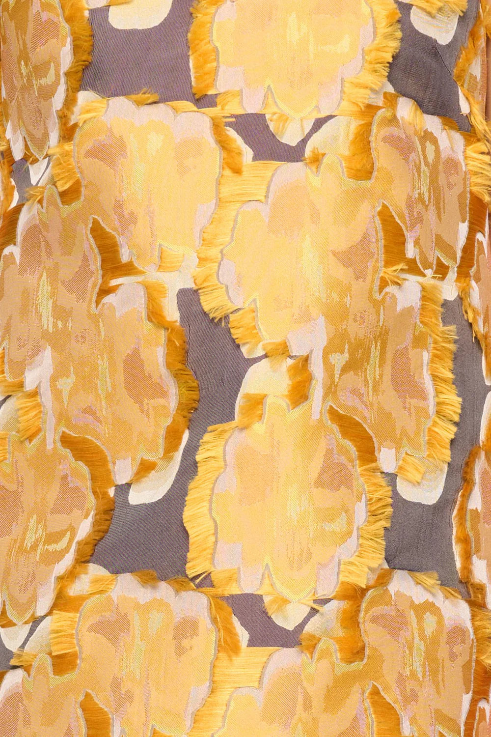 Cl1612 Floral Jacquard Mini Dress