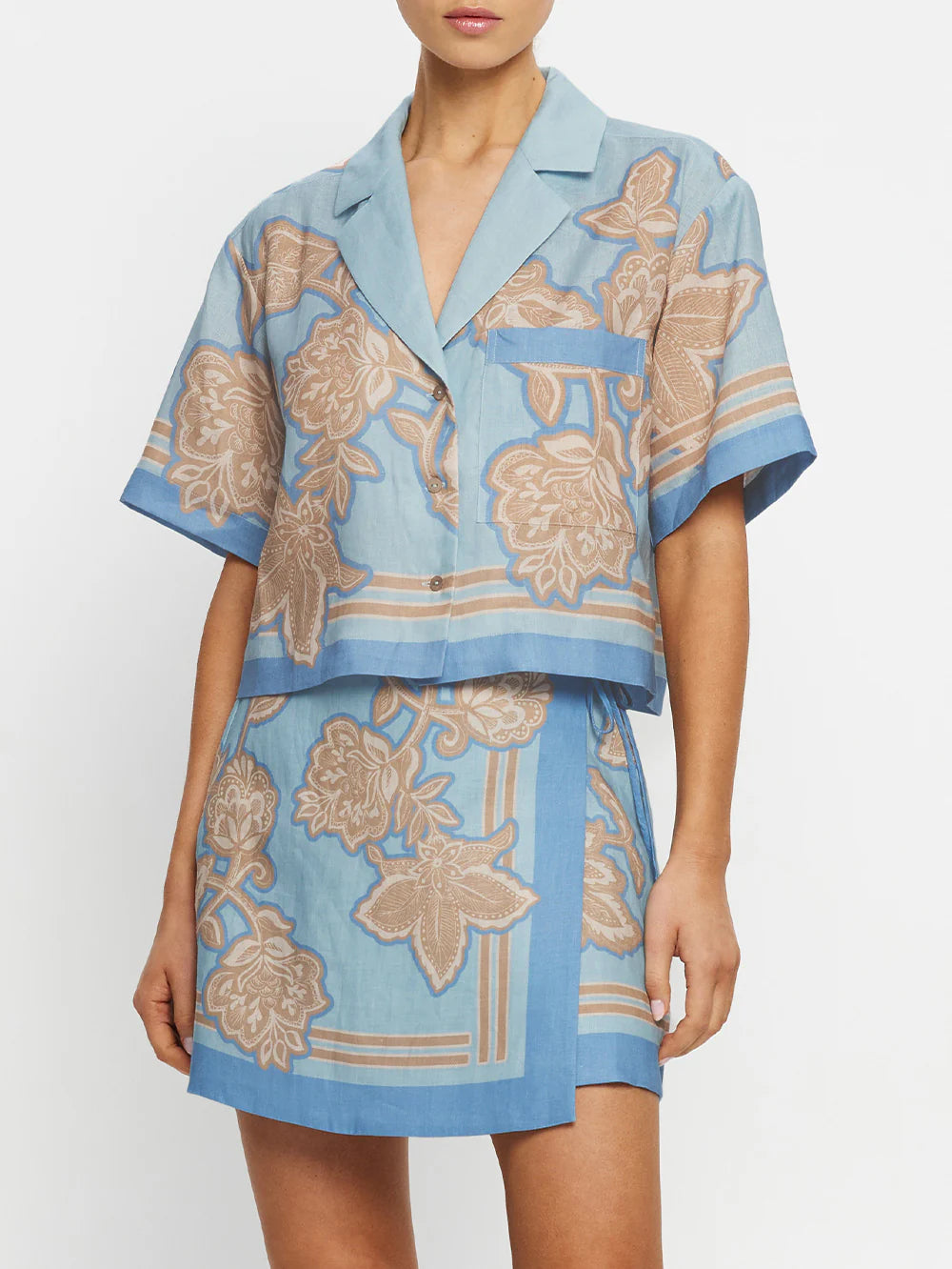 Ki9000 Botanical Cropped Top