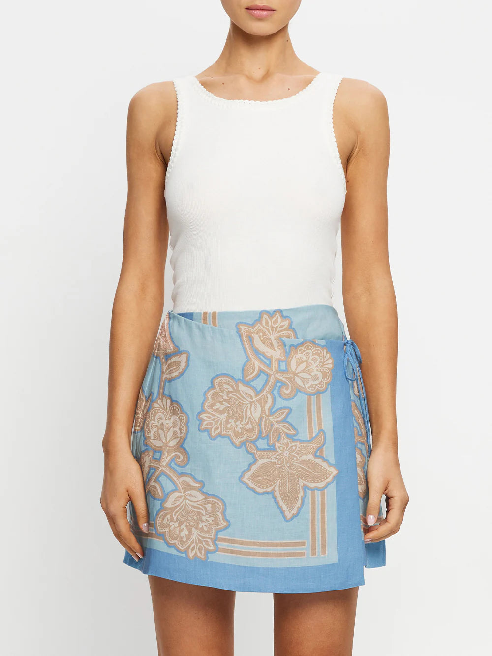 Ki5900 Botanical Wrap Skirt