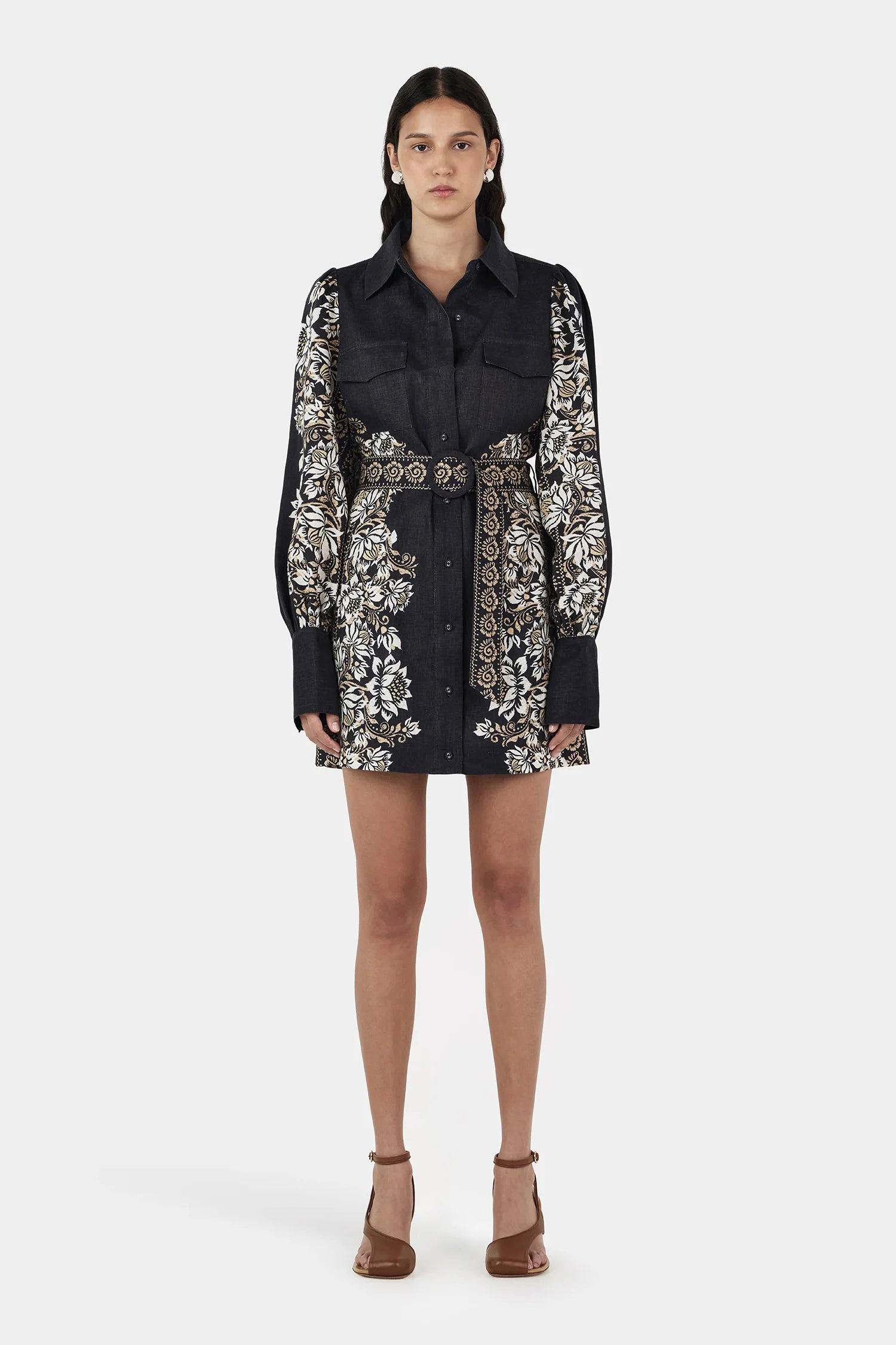 Ha8243 Midnight Bells Mini Dress